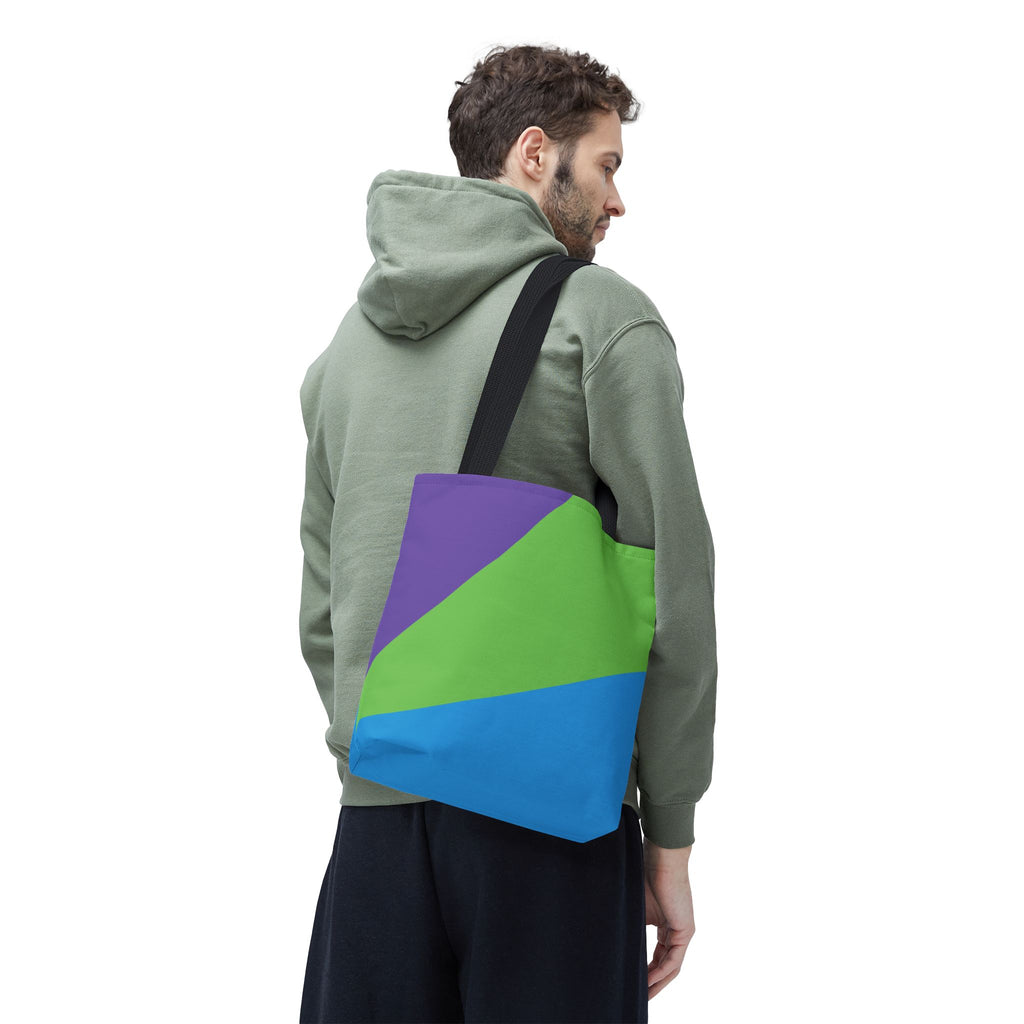 Colorblock Tote Bag