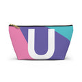 Colorblock Accessory Pouch — Monogram U T-Bottom Cosmetic Bag
