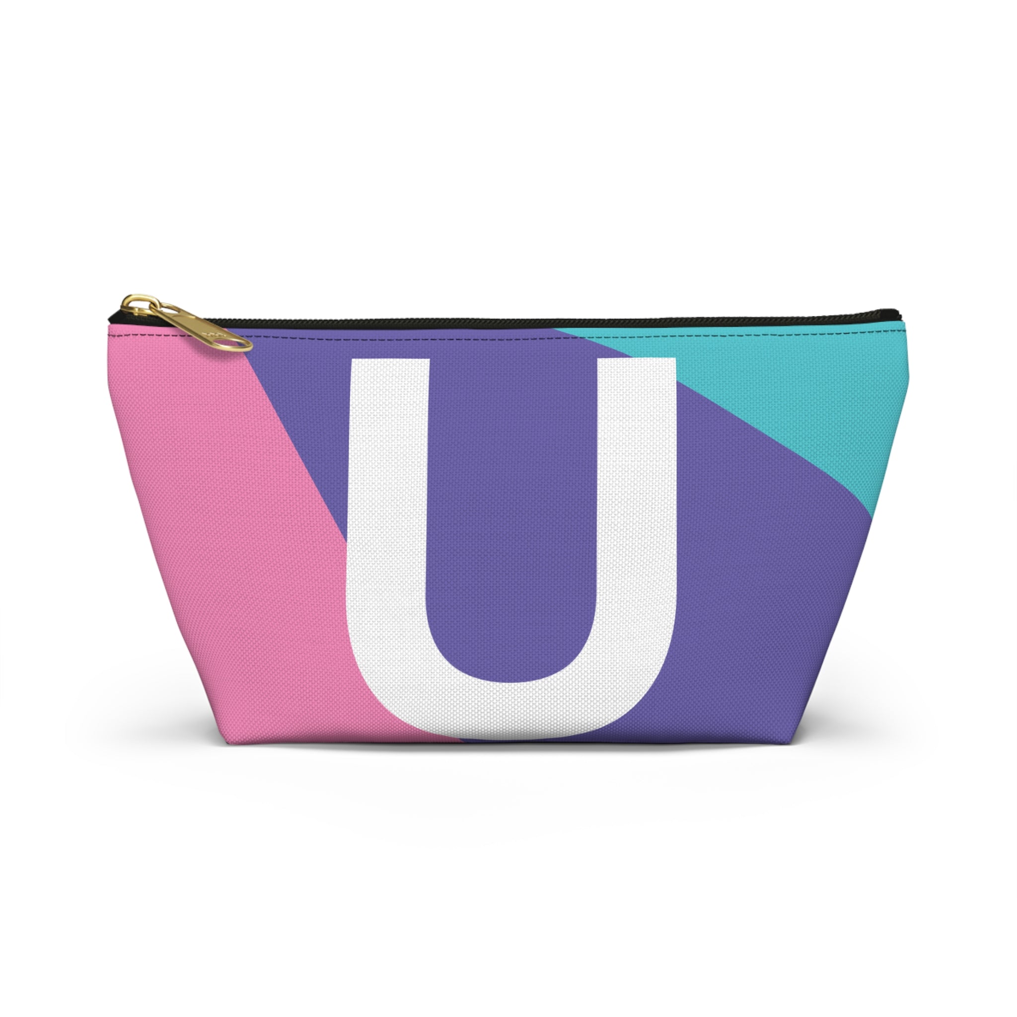 Colorblock Accessory Pouch — Monogram U T-Bottom Cosmetic Bag