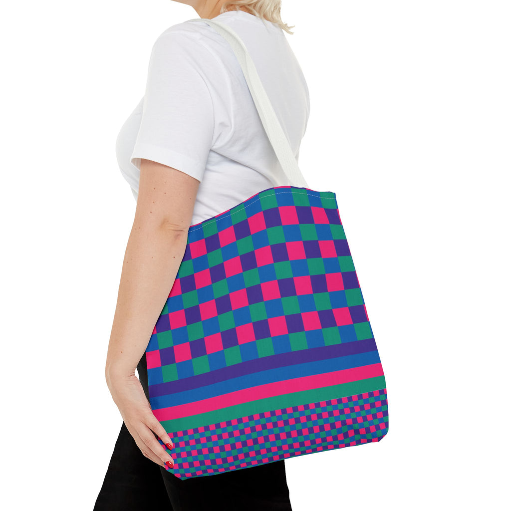 Colorblock Tote Bag