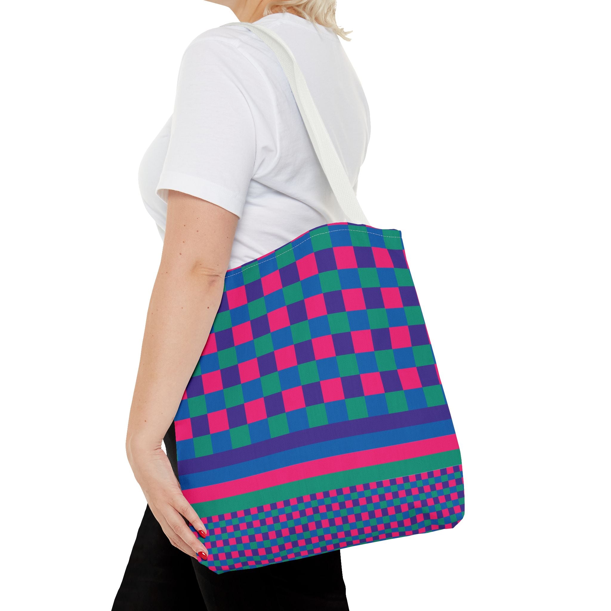 Colorblock Tote Bag