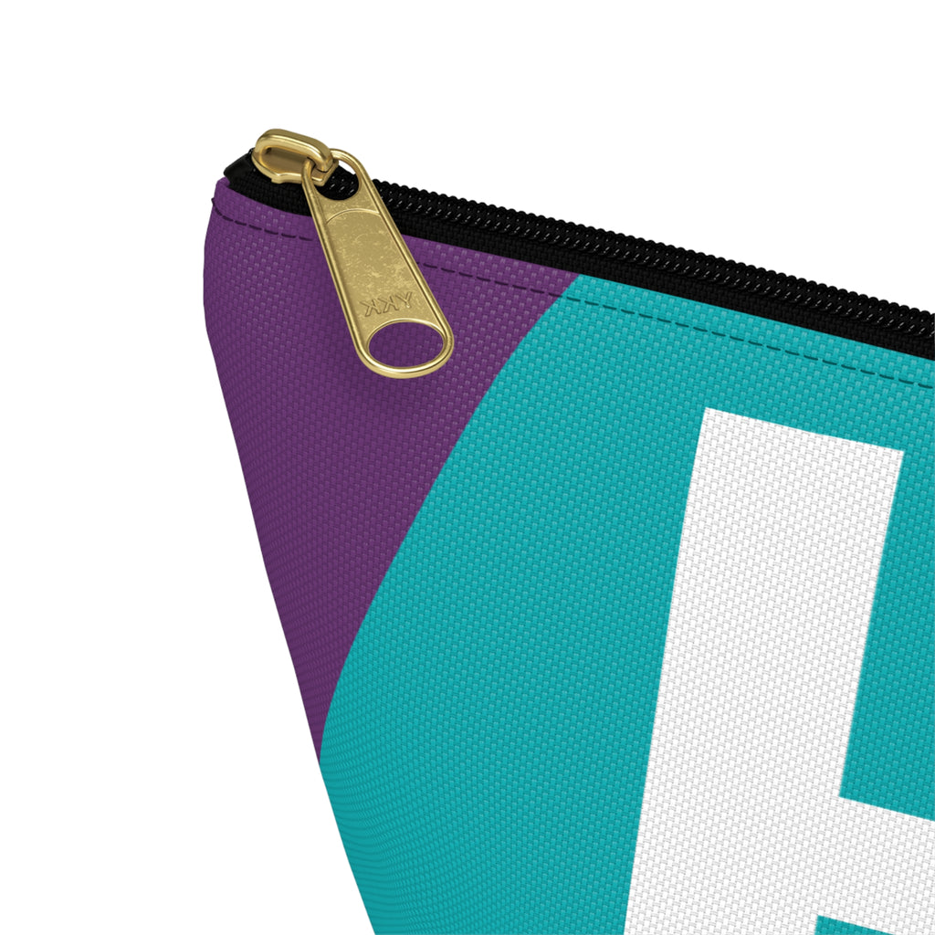 Colorblock Accessory Pouch — Monogram H T-Bottom Cosmetic Bag