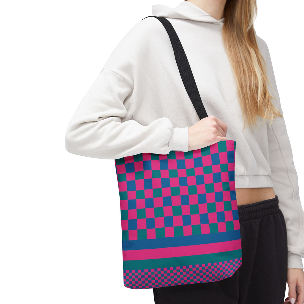 Colorblock Tote Bag
