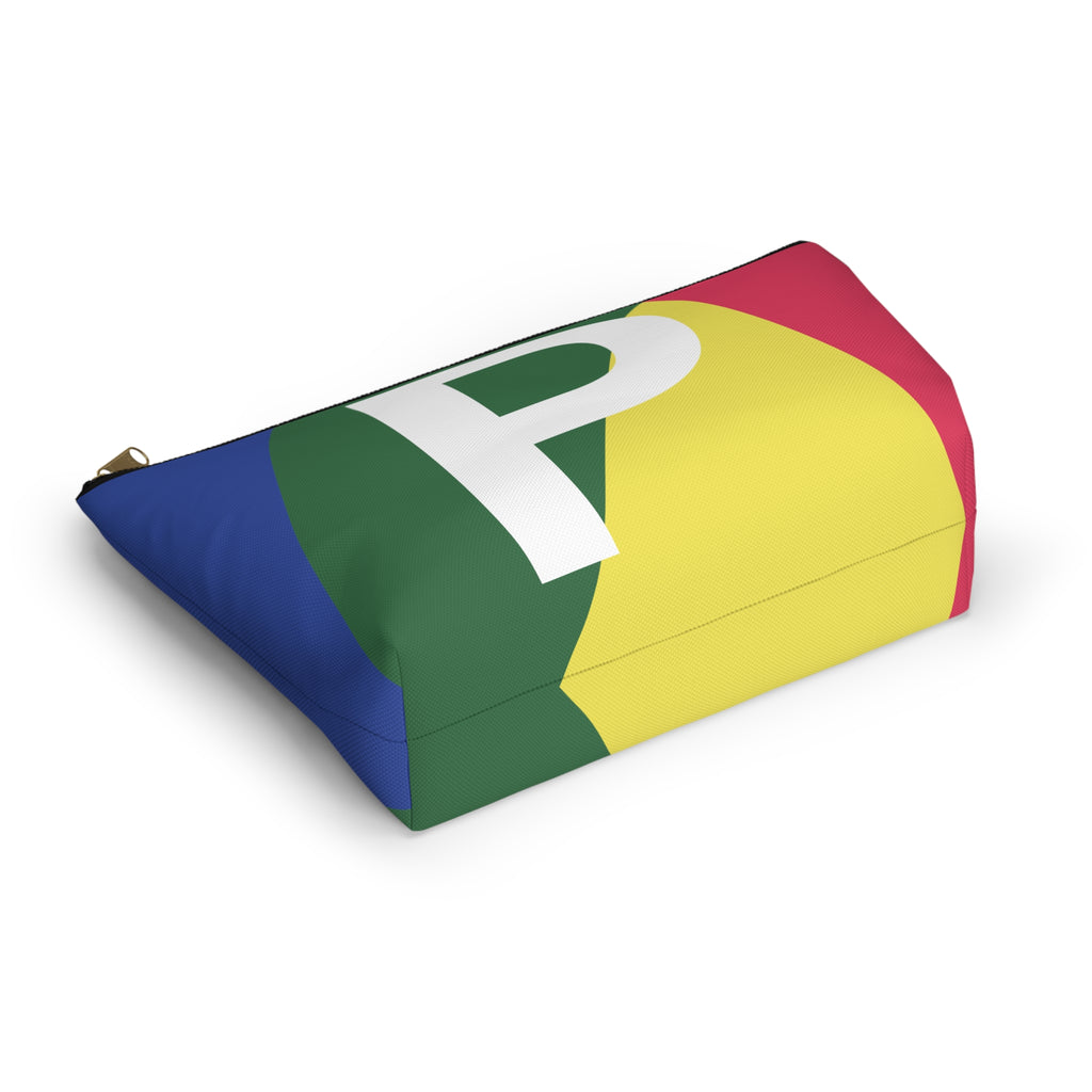Colorblock Accessory Pouch — Monogram P T-Bottom Cosmetic Bag