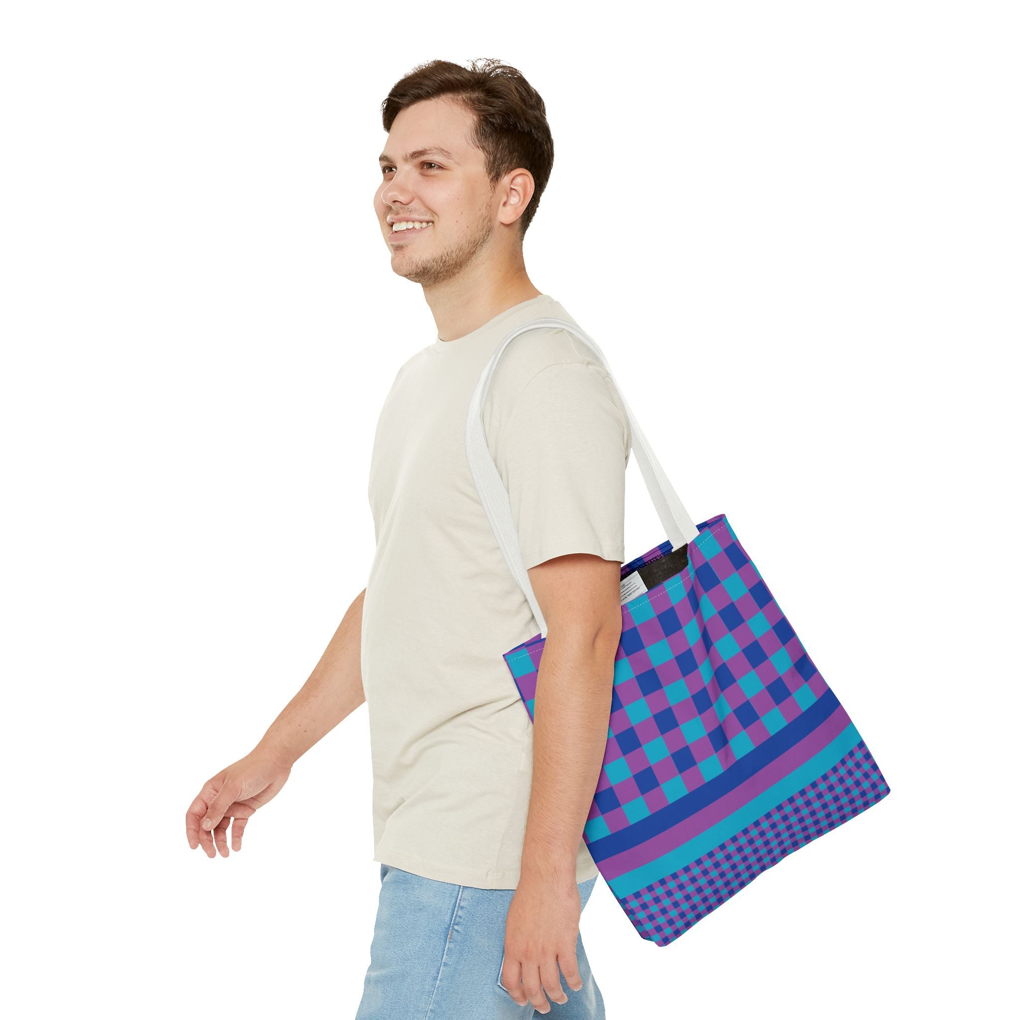Colorblock Tote Bag