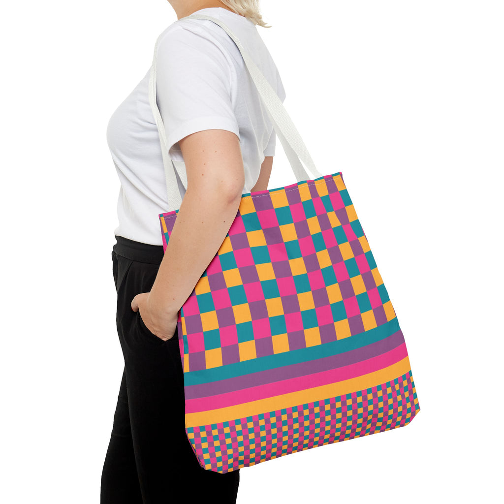 Colorblock Tote Bag