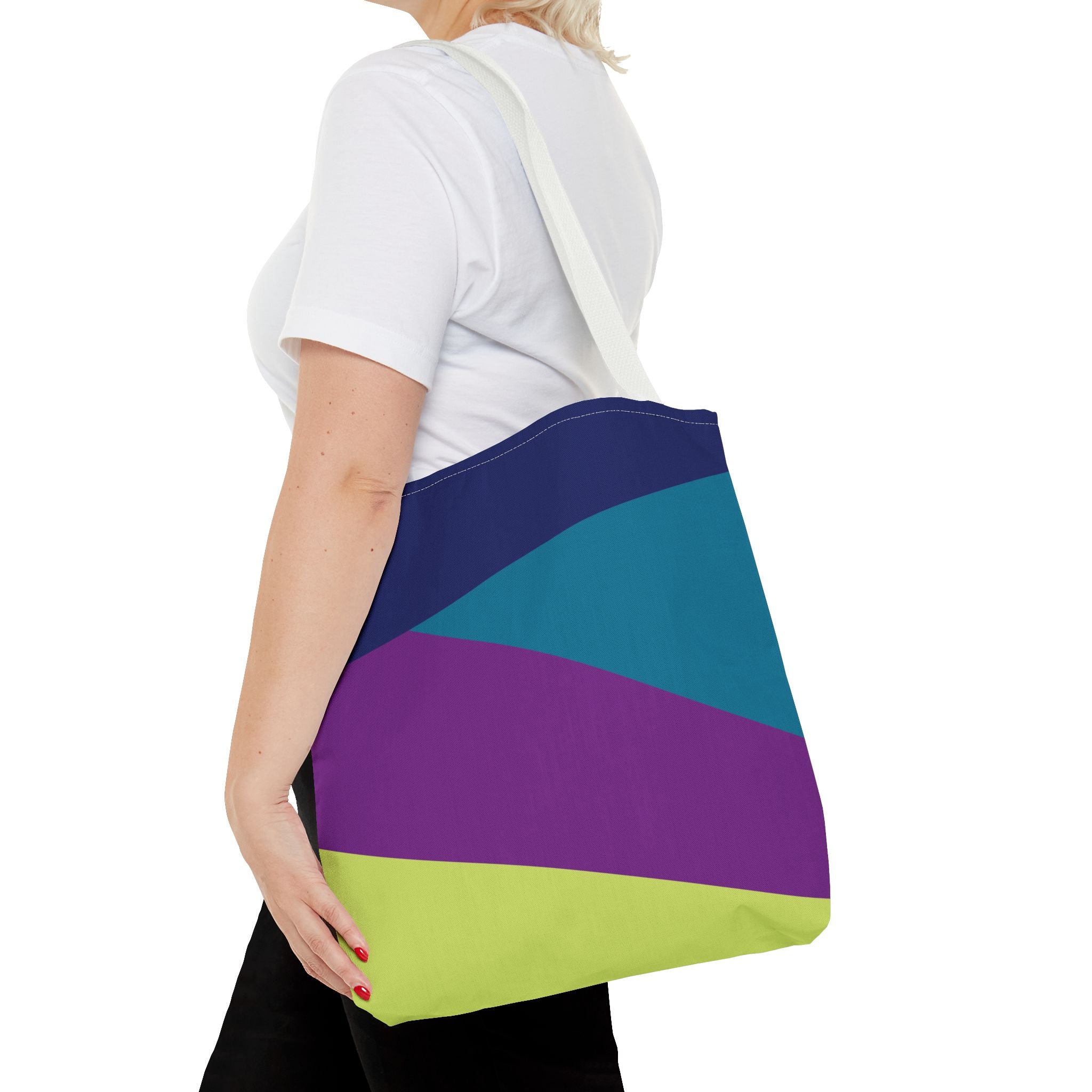 Colorblock Tote Bag