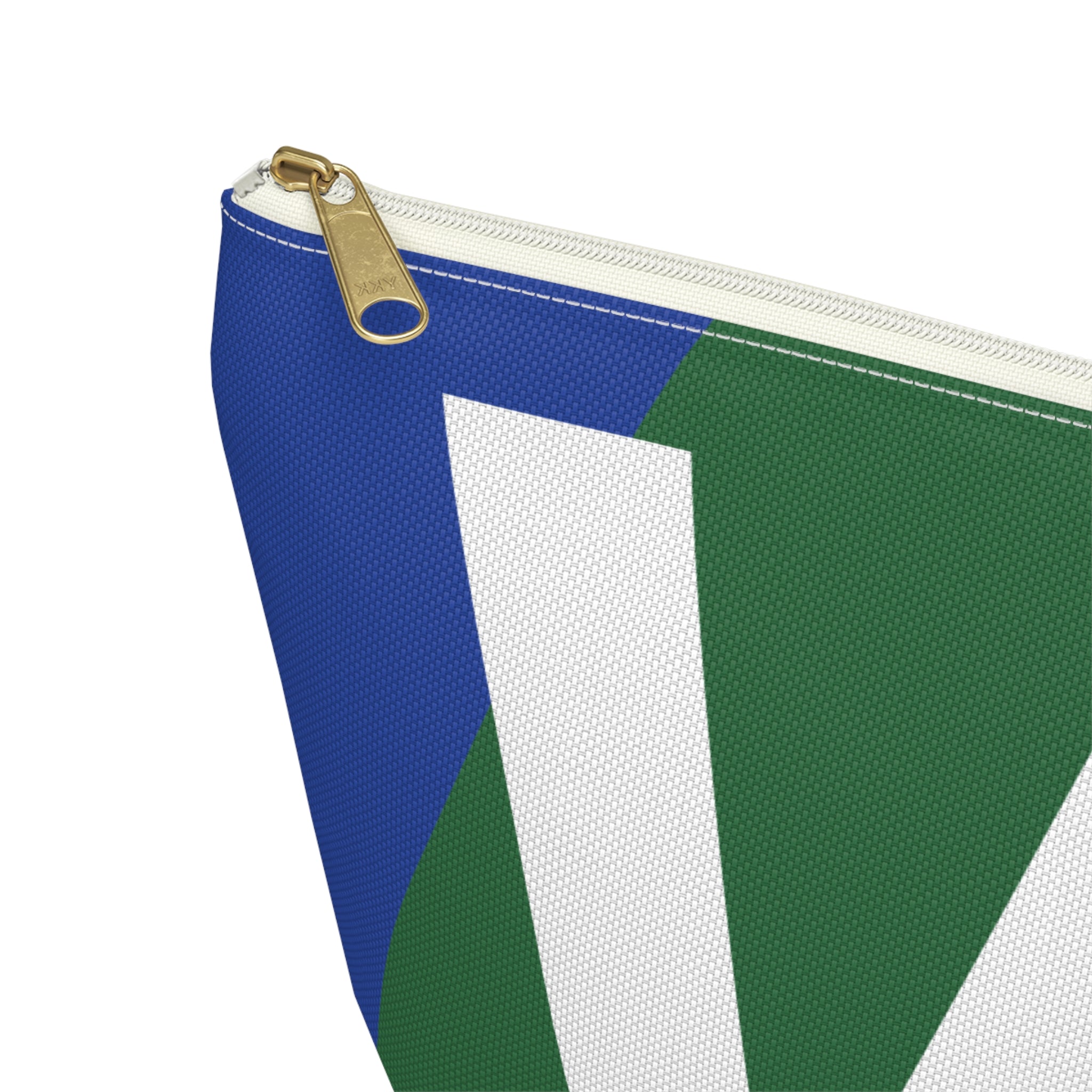 Colorblock Accessory Pouch — Monogram W T-Bottom Cosmetic Bag