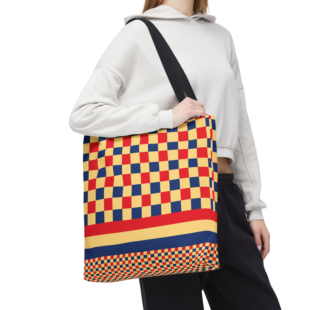Colorblock Tote Bag