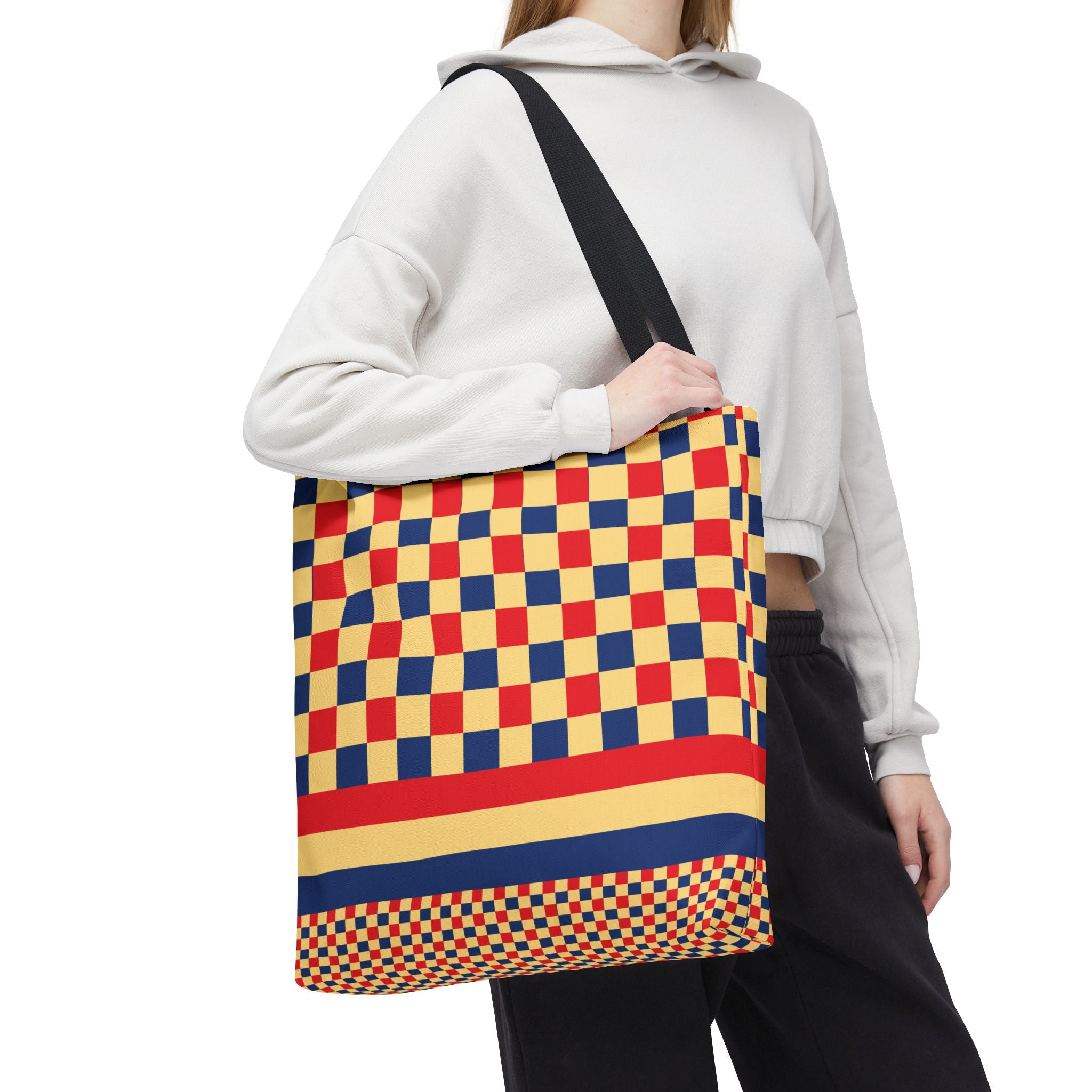 Colorblock Tote Bag