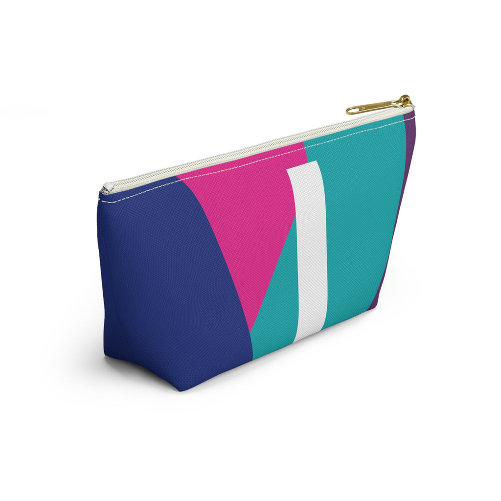 Colorblock Accessory Pouch — Monogram I T-Bottom Cosmetic Bag