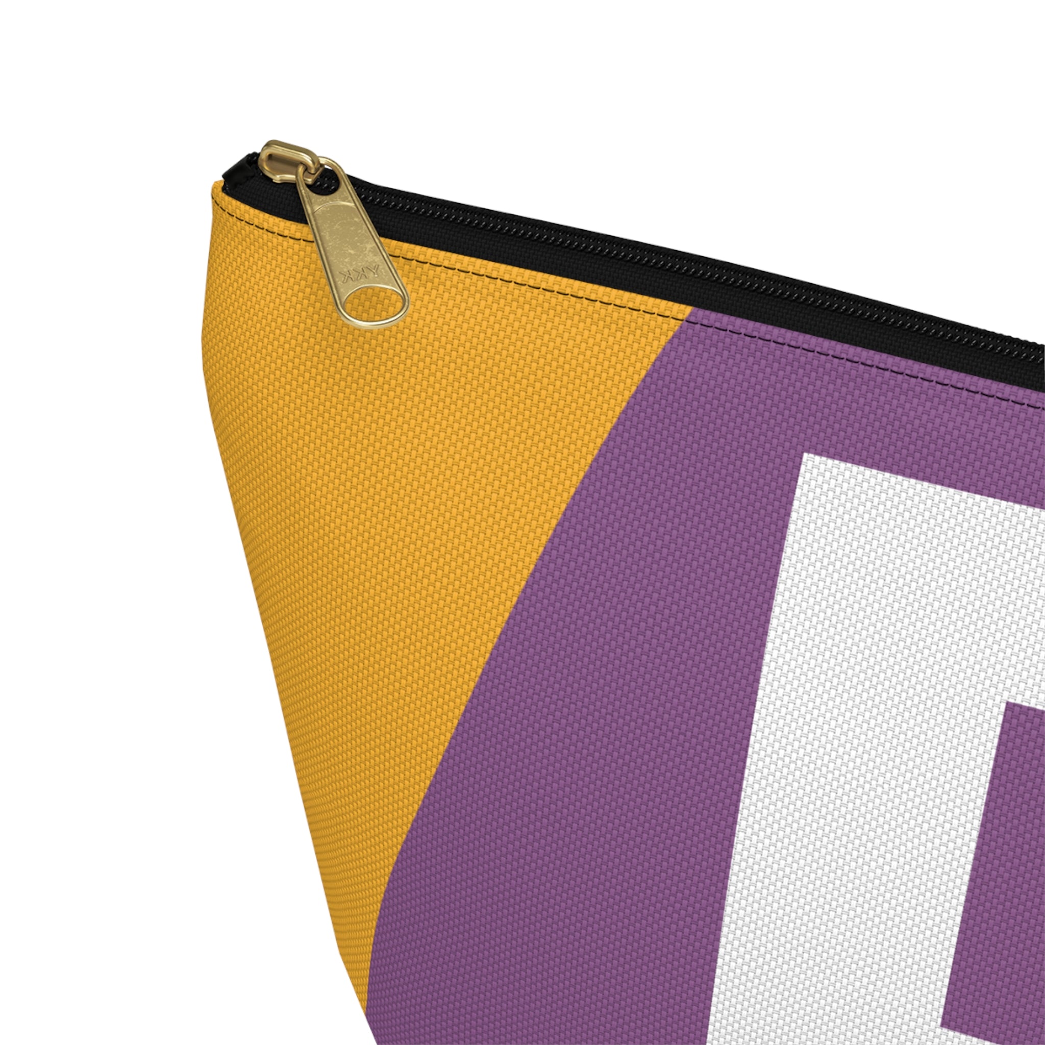 Colorblock Accessory Pouch — Monogram R T-Bottom Cosmetic Bag