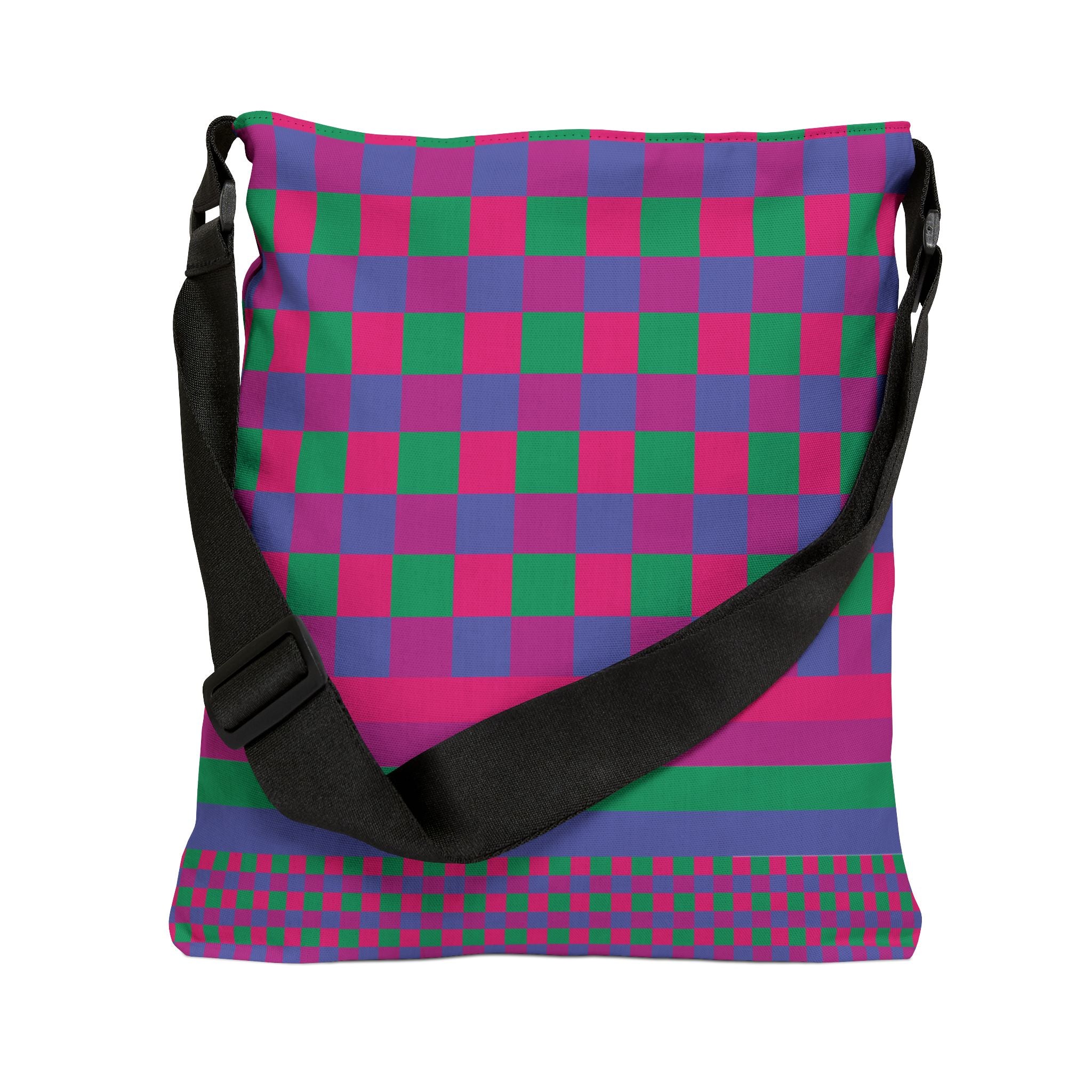 Colorblock Geometric Tote Bag