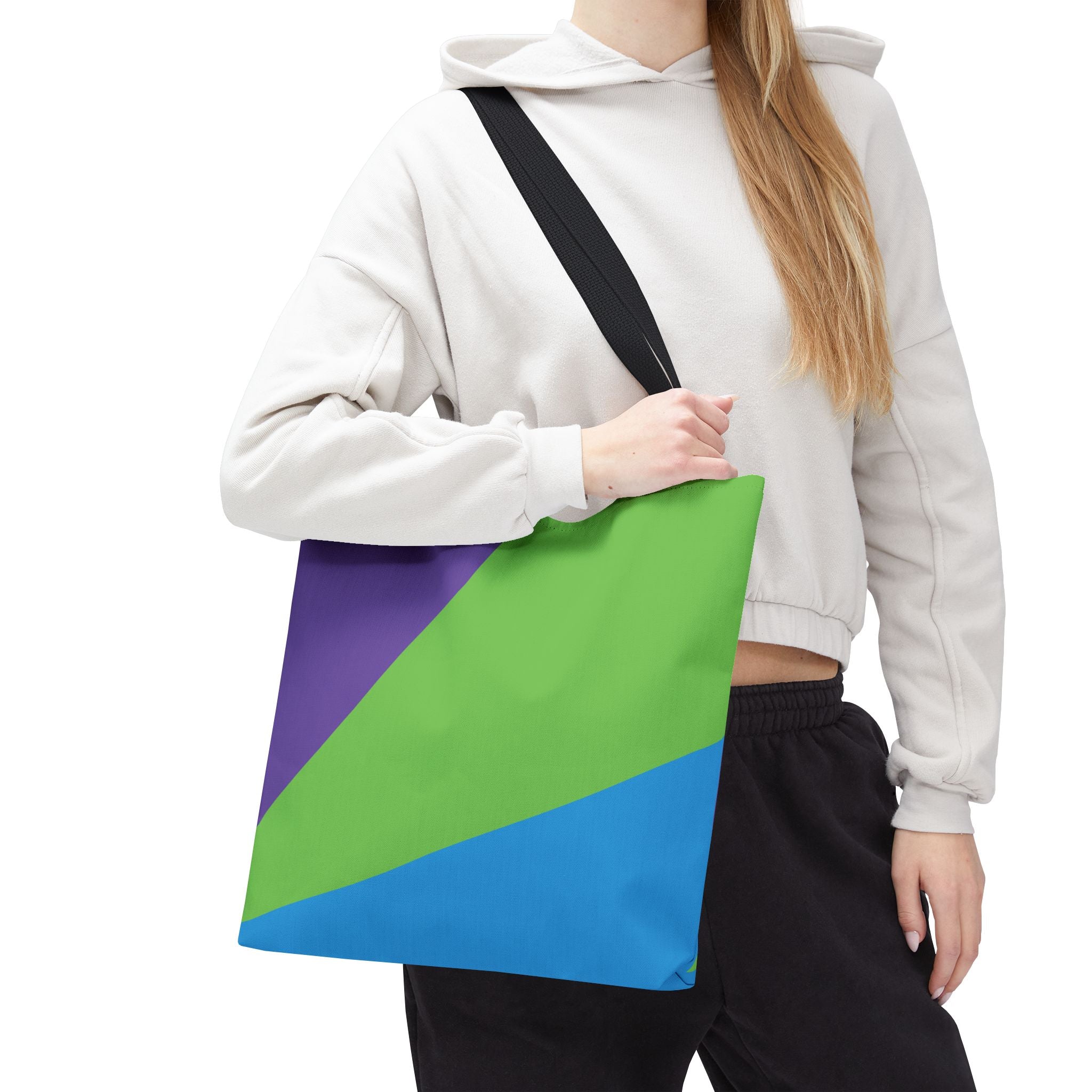 Colorblock Tote Bag