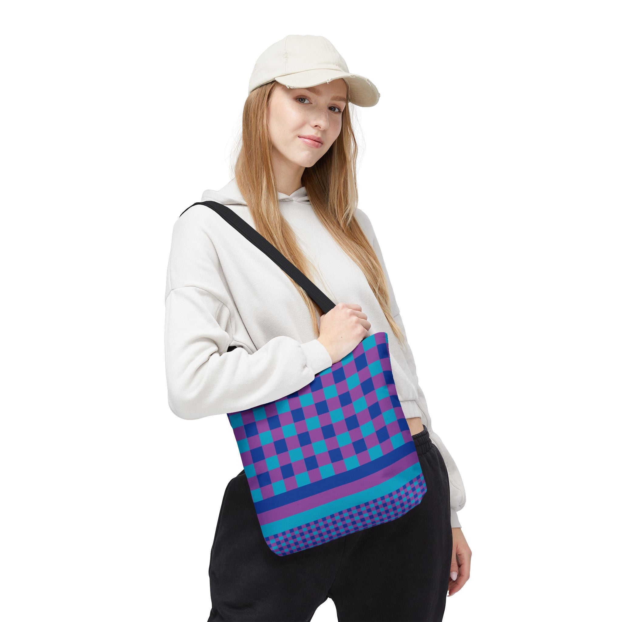 Colorblock Tote Bag