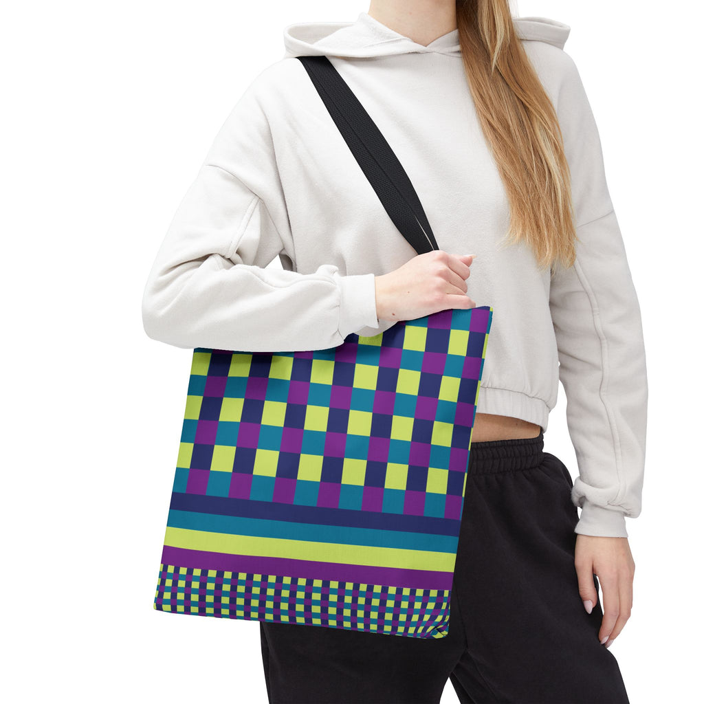 Colorblock Tote Bag