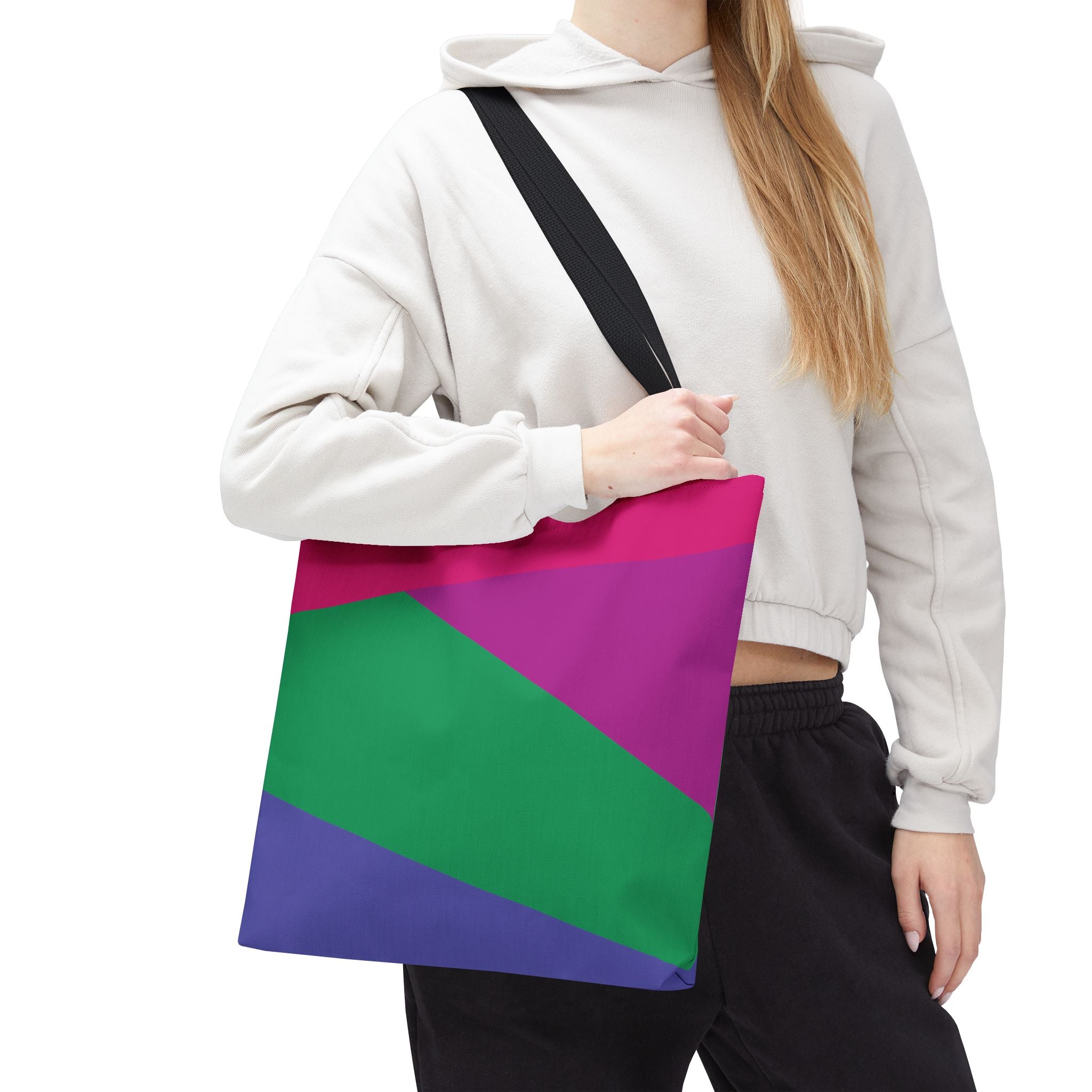 Colorblock Tote Bag