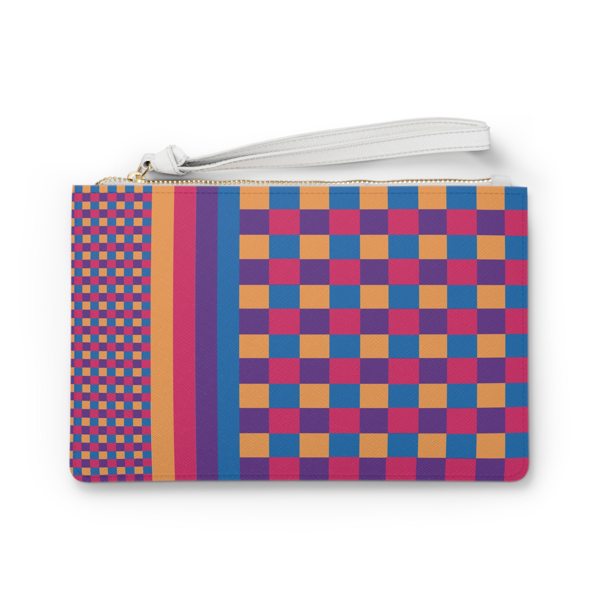 Colorblock Clutch Bag