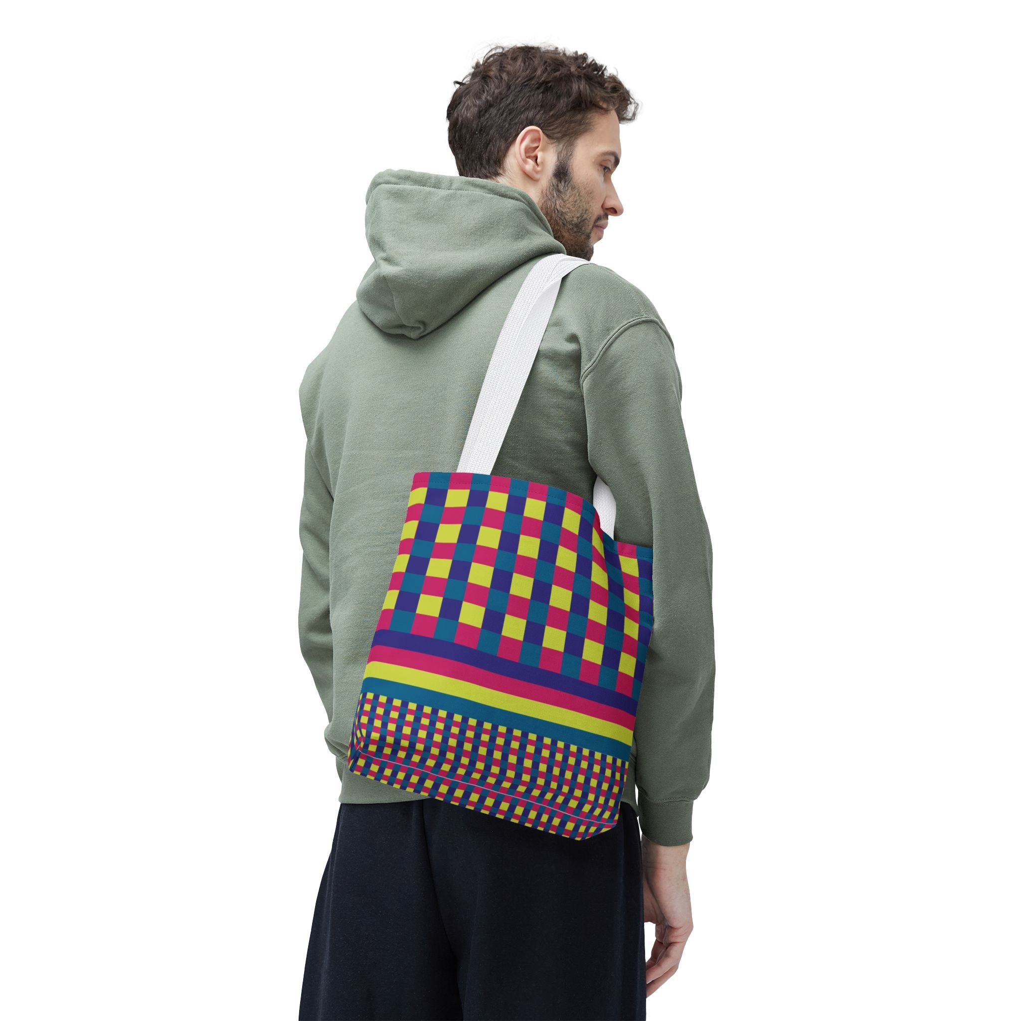Colorblock Tote Bag