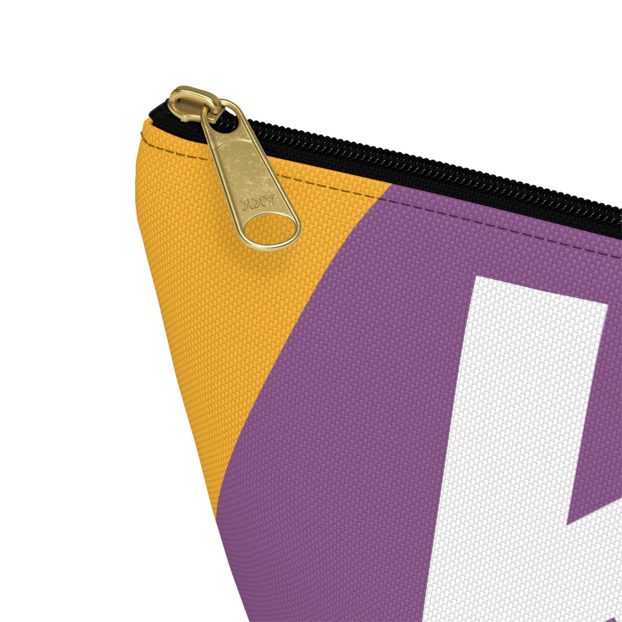 Colorblock Accessory Pouch — Monogram K T-Bottom Cosmetic Bag