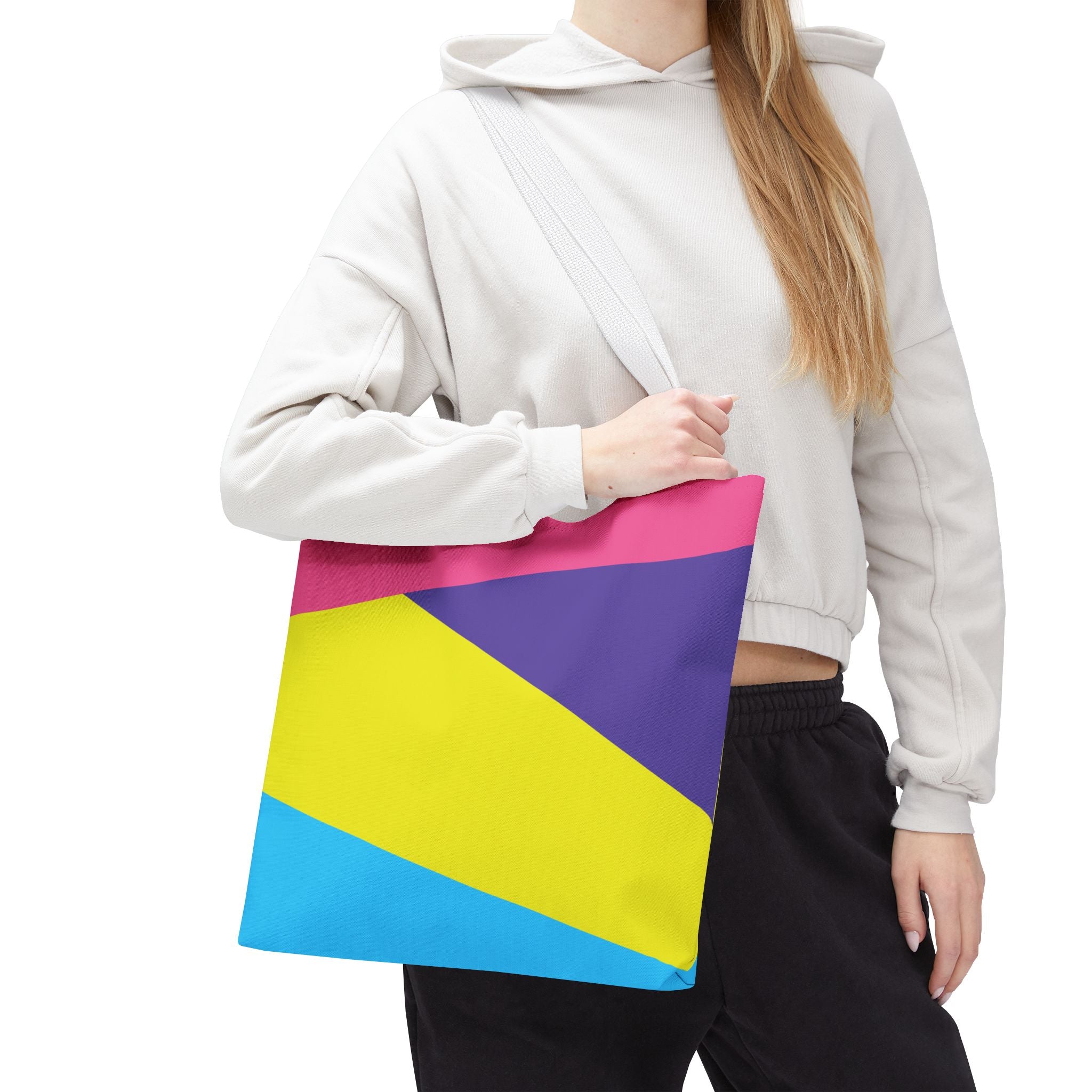 Colorblock Tote Bag