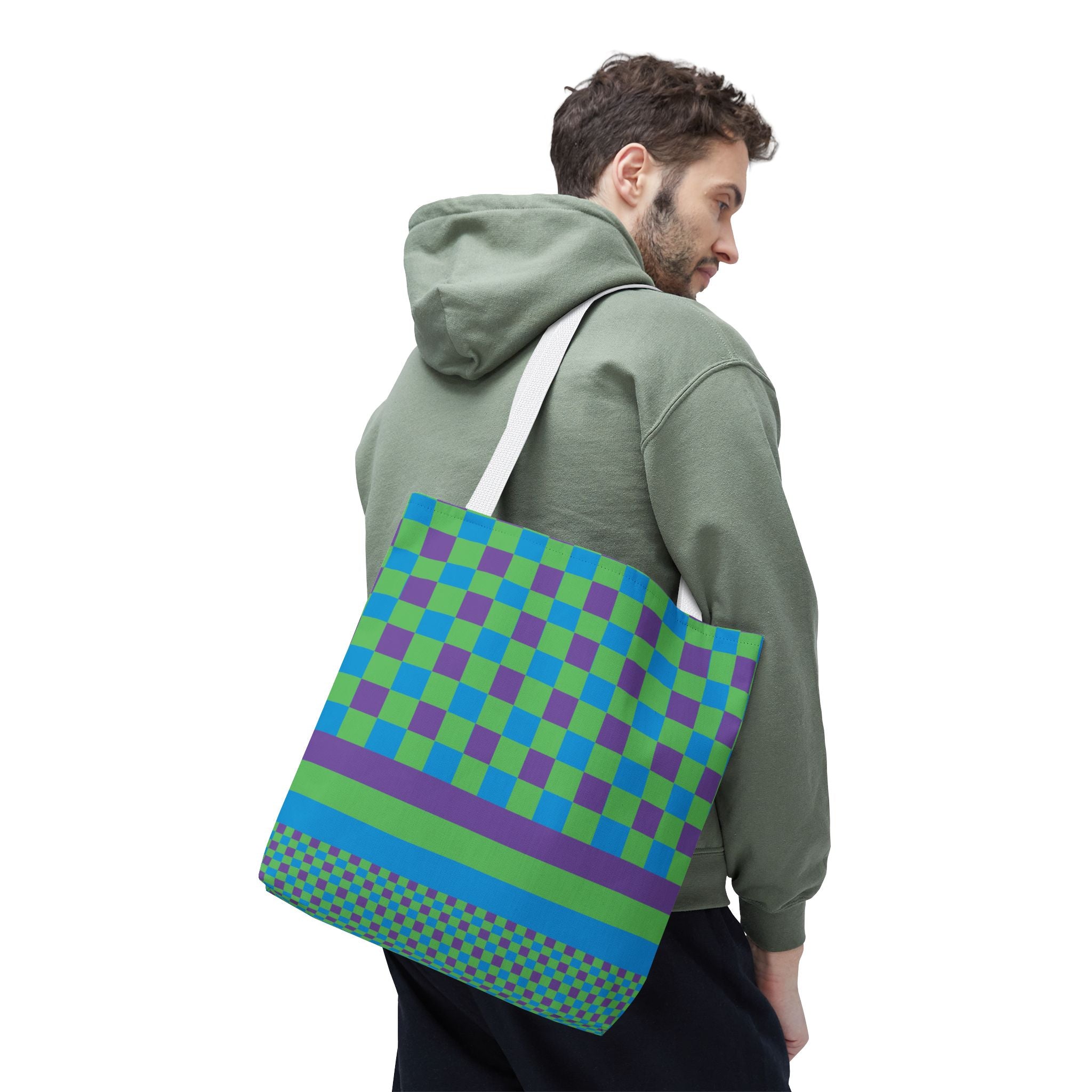 Colorblock Tote Bag