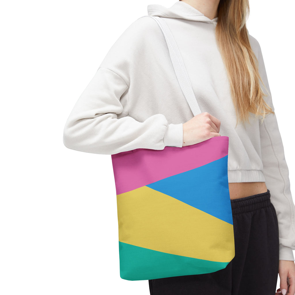 Colorblock Tote Bag