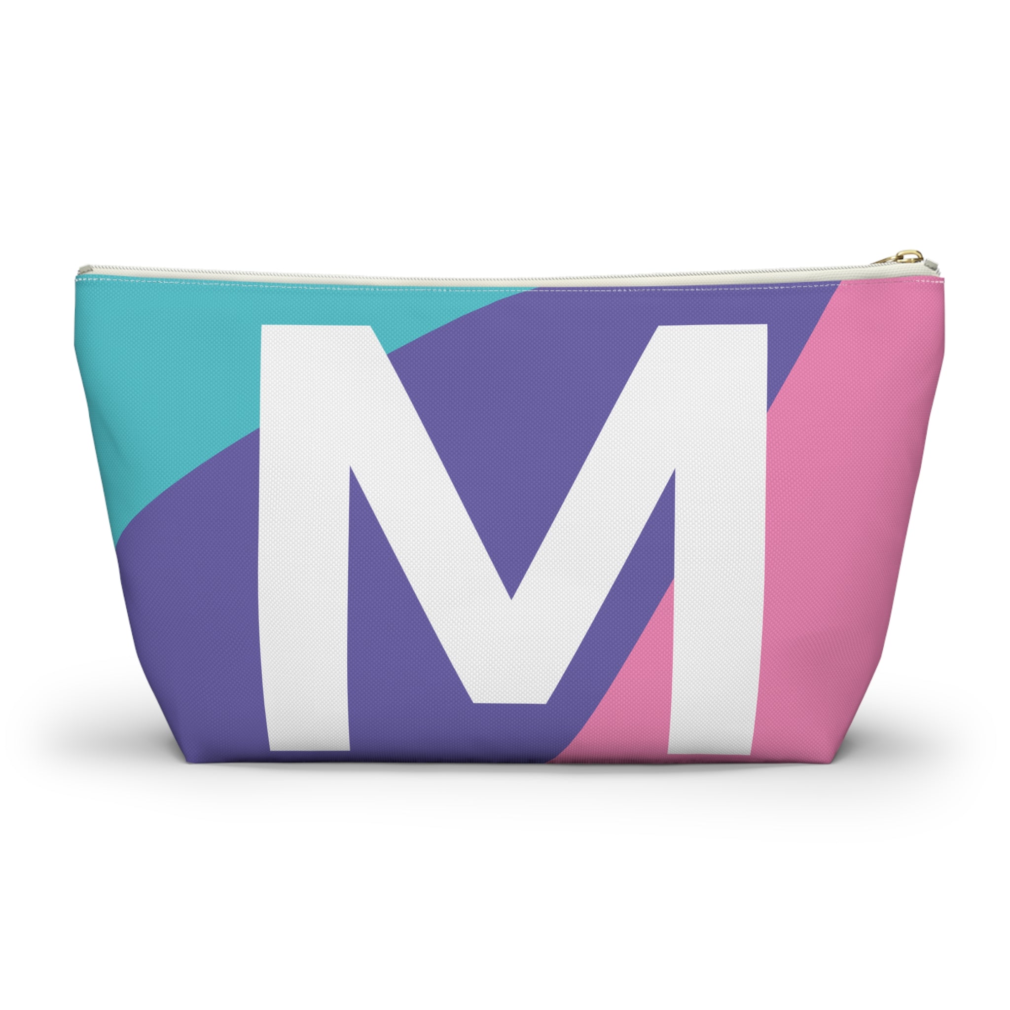 Colorblock Accessory Pouch — Monogram M T-Bottom Cosmetic Bag