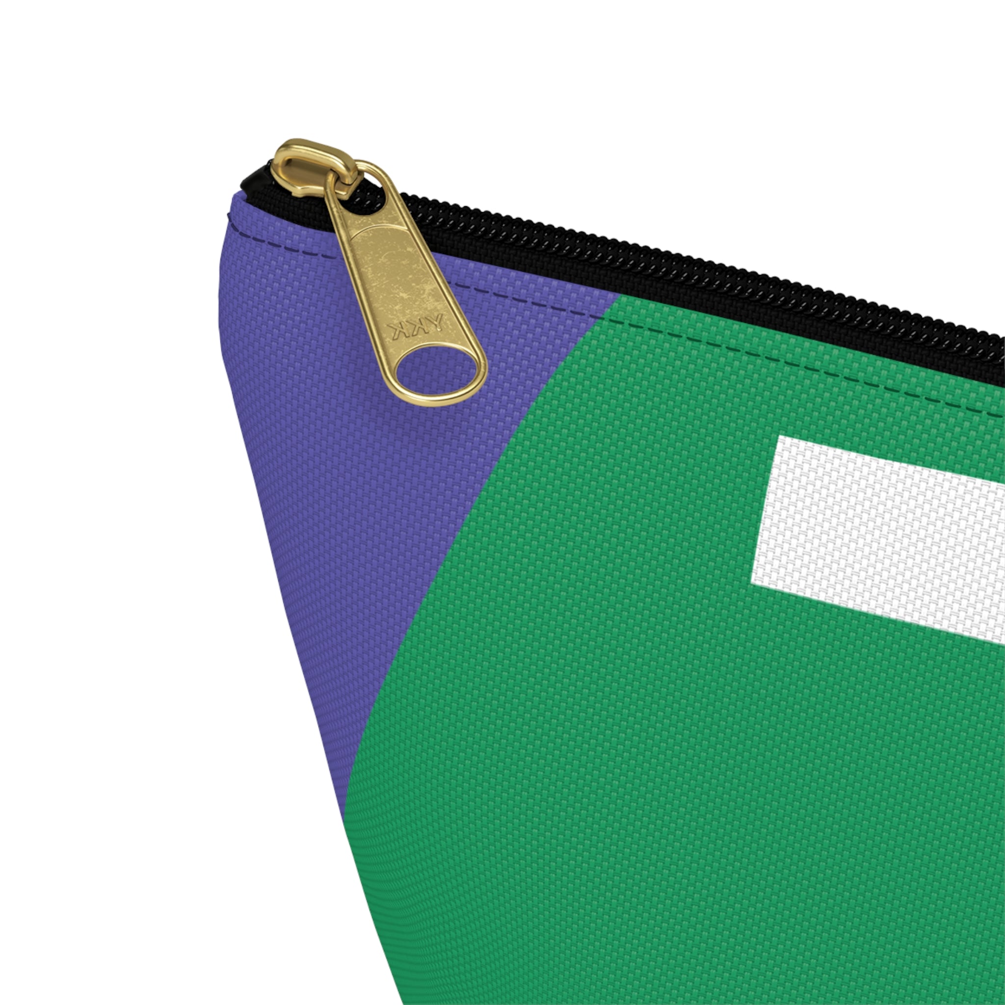 Initials Colorblock Accessory Pouch — Monogram T T-Bottom Cosmetic Bag