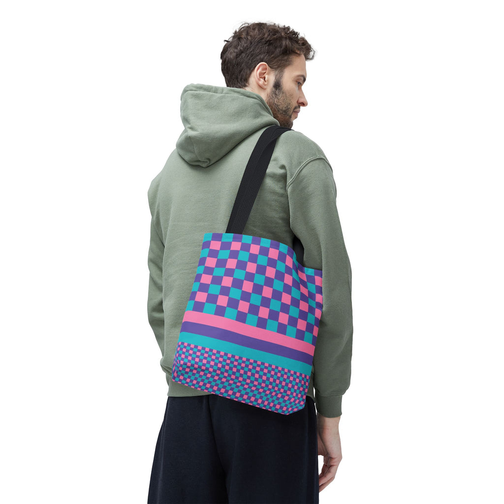 Colorblock Tote Bag
