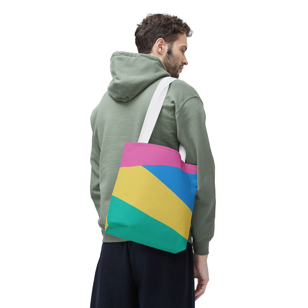 Colorblock Tote Bag