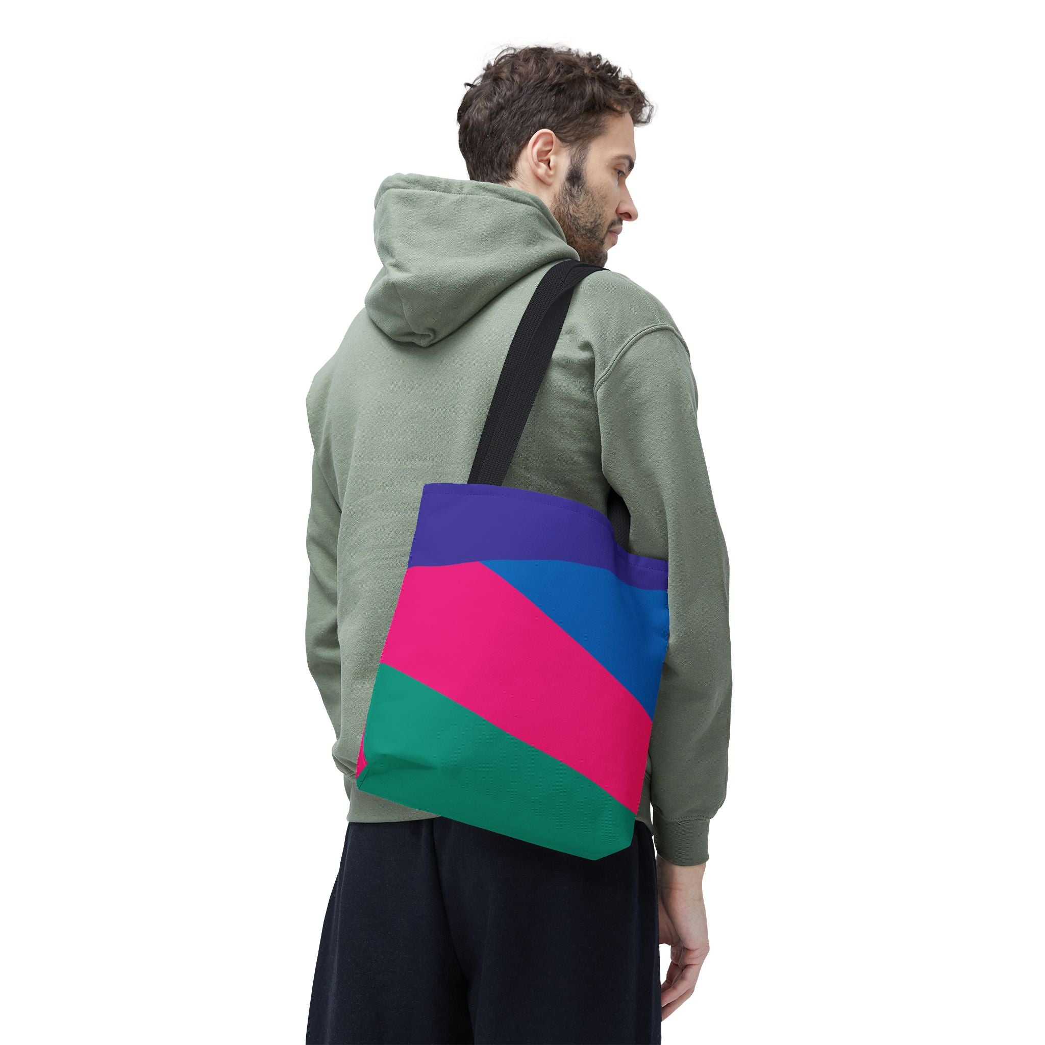Colorblock Tote Bag
