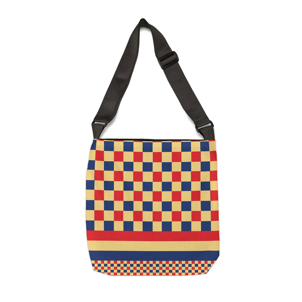 Colorblock Geometric Tote Bag