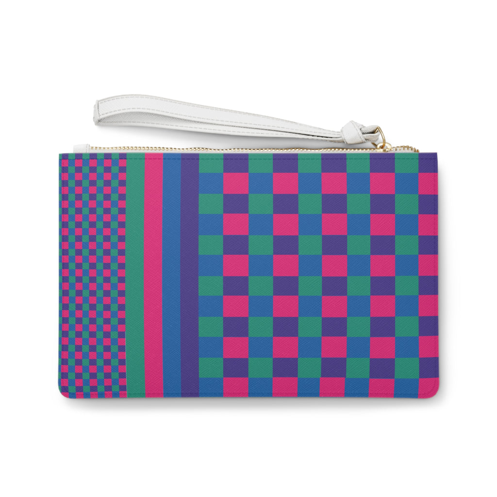 Colorblock Clutch Bag
