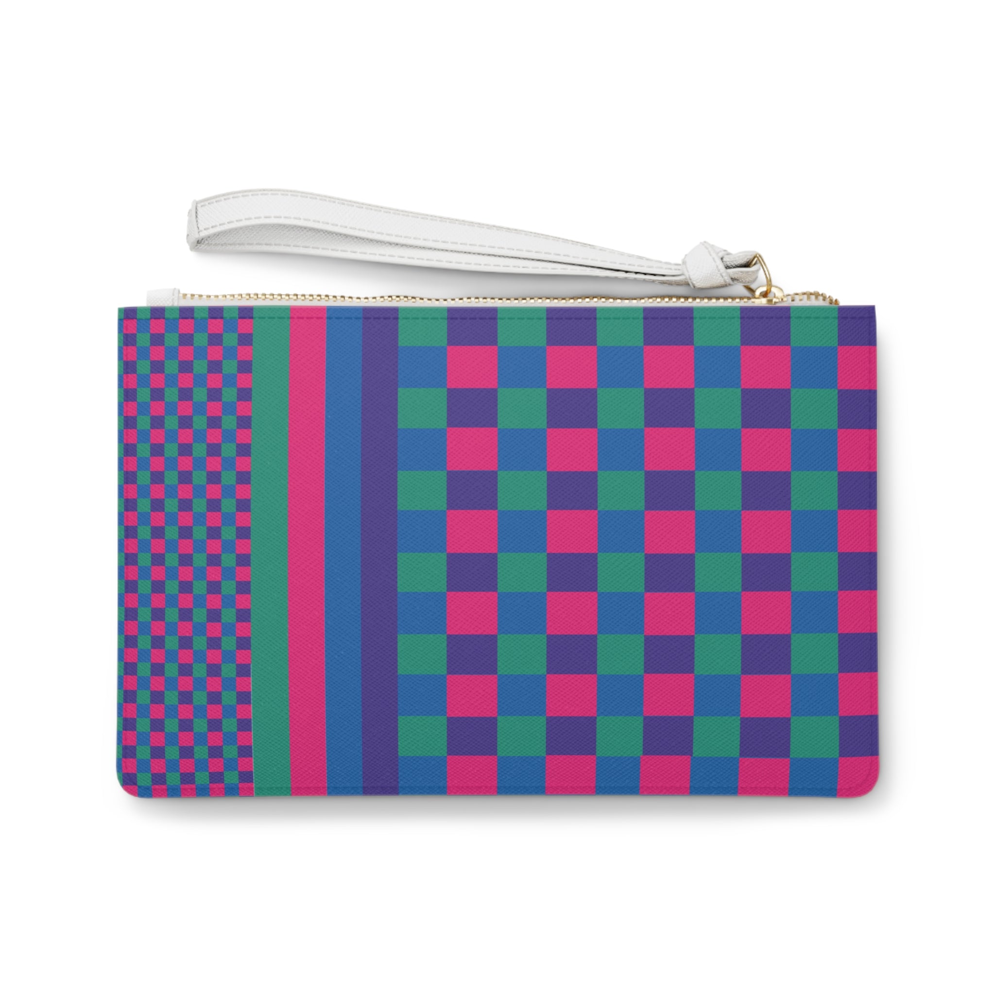 Colorblock Clutch Bag
