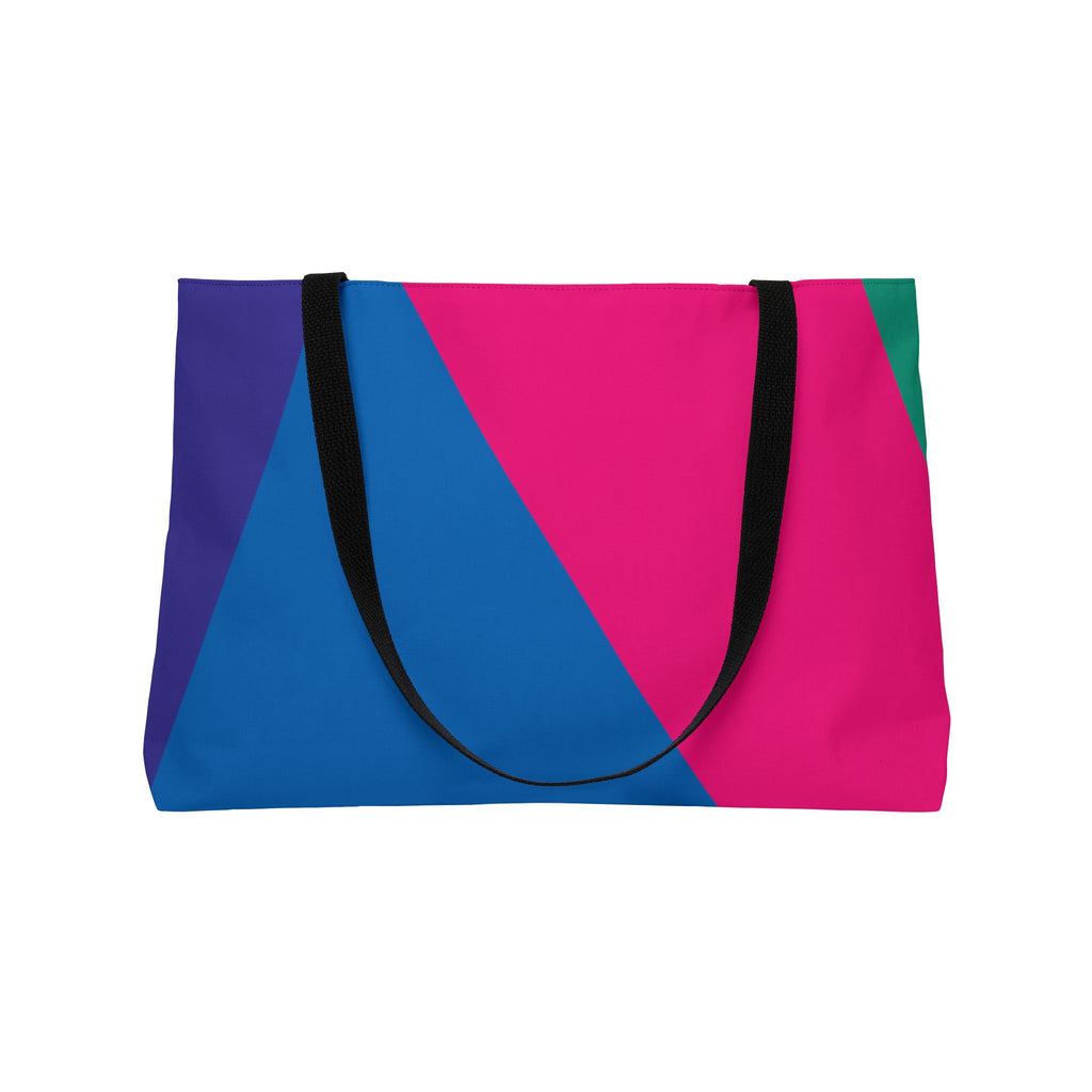 Colorblock Tote Bag