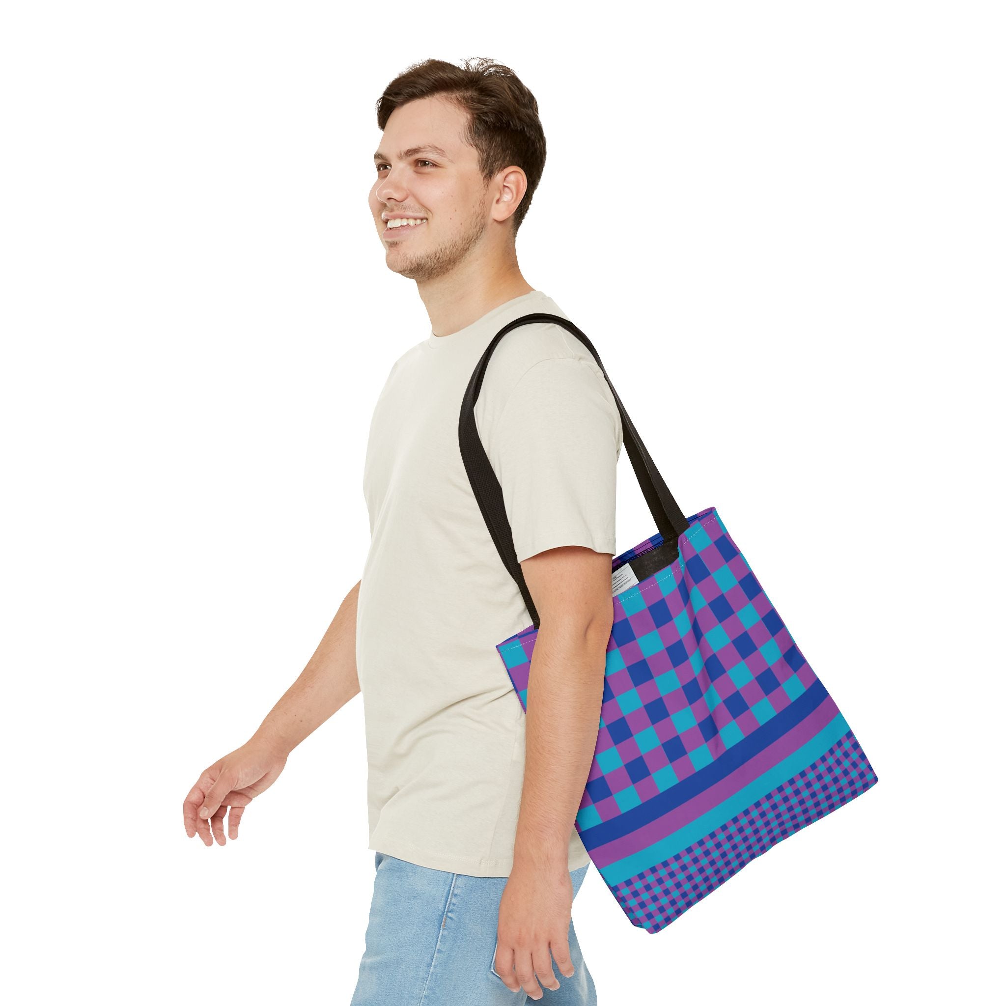 Colorblock Tote Bag