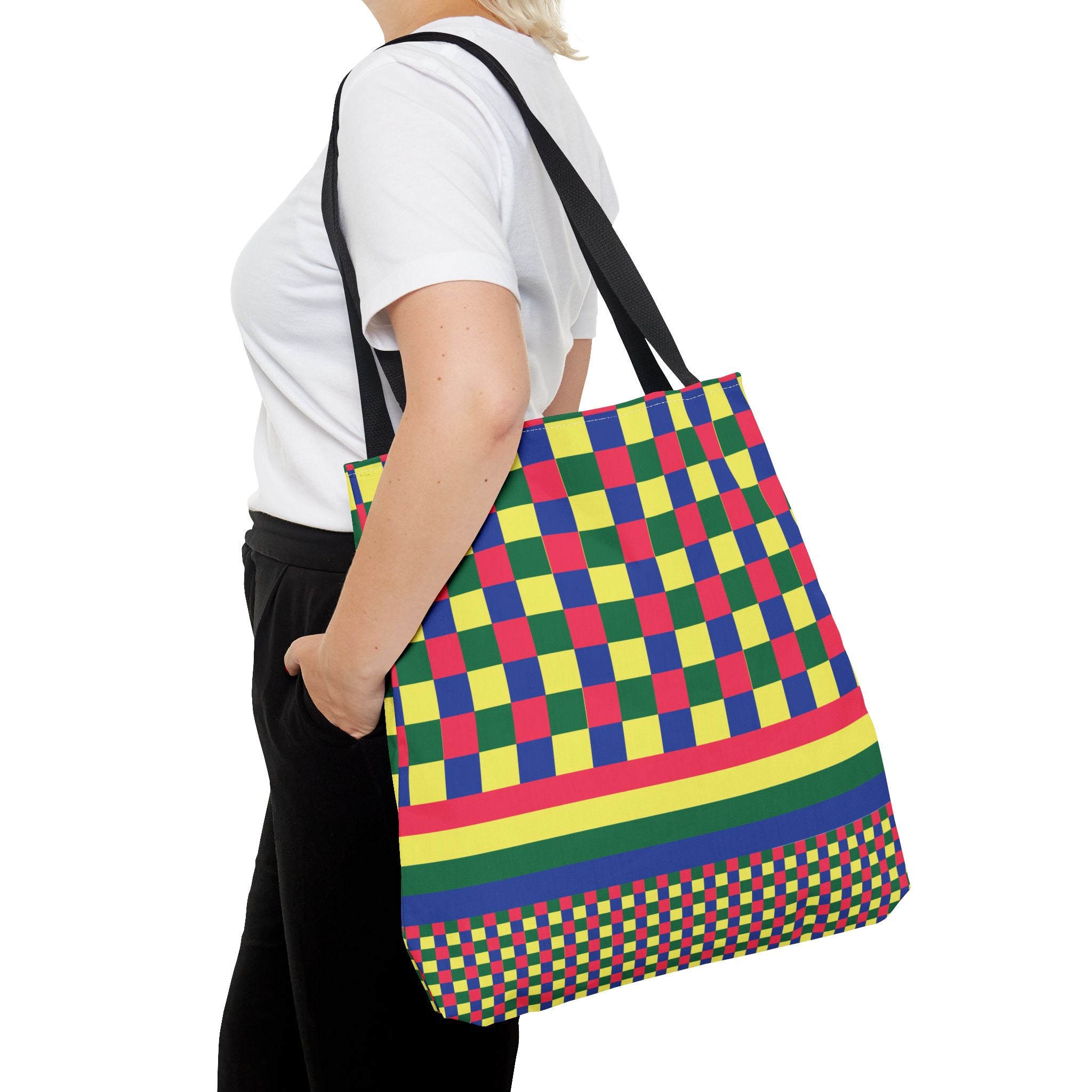 Colorblock Tote Bag