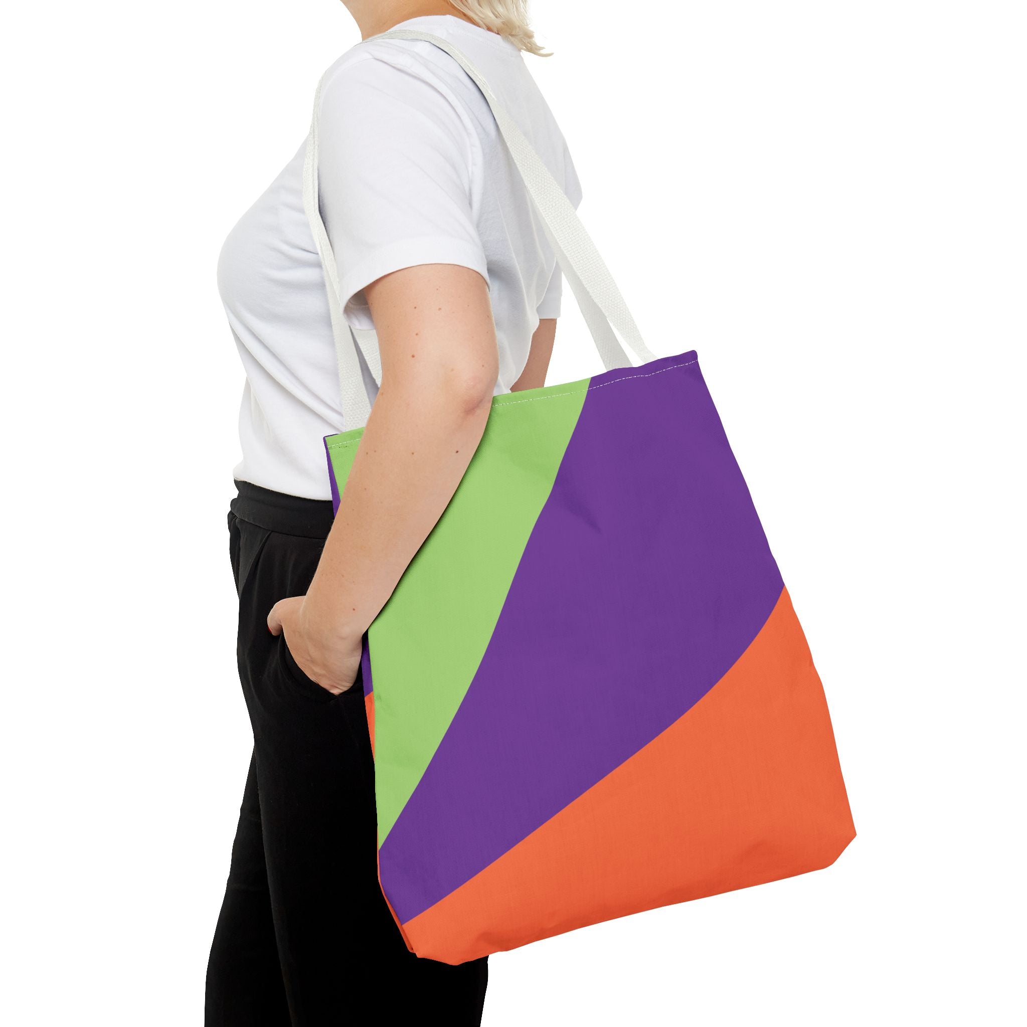 Colorblock Tote Bag
