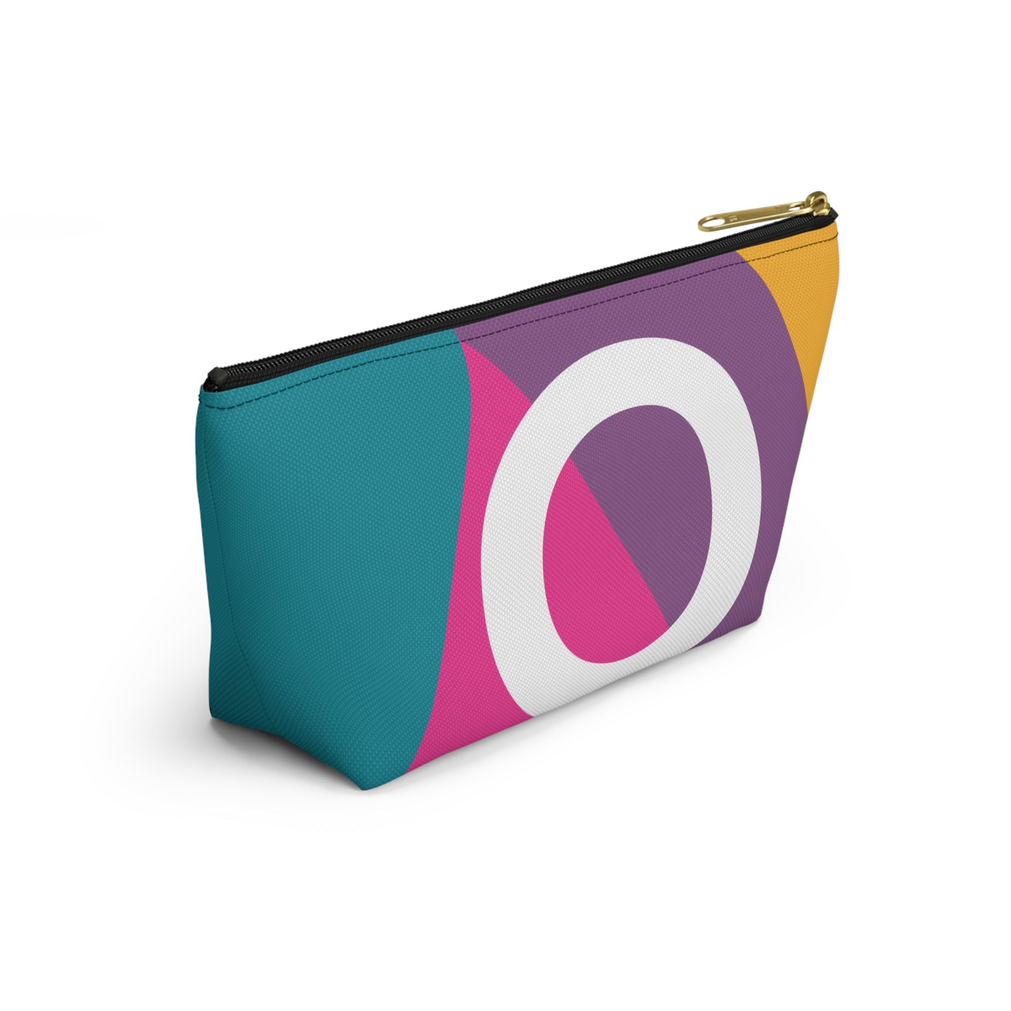 Colorblock Accessory Pouch — Monogram O T-Bottom Cosmetic Bag