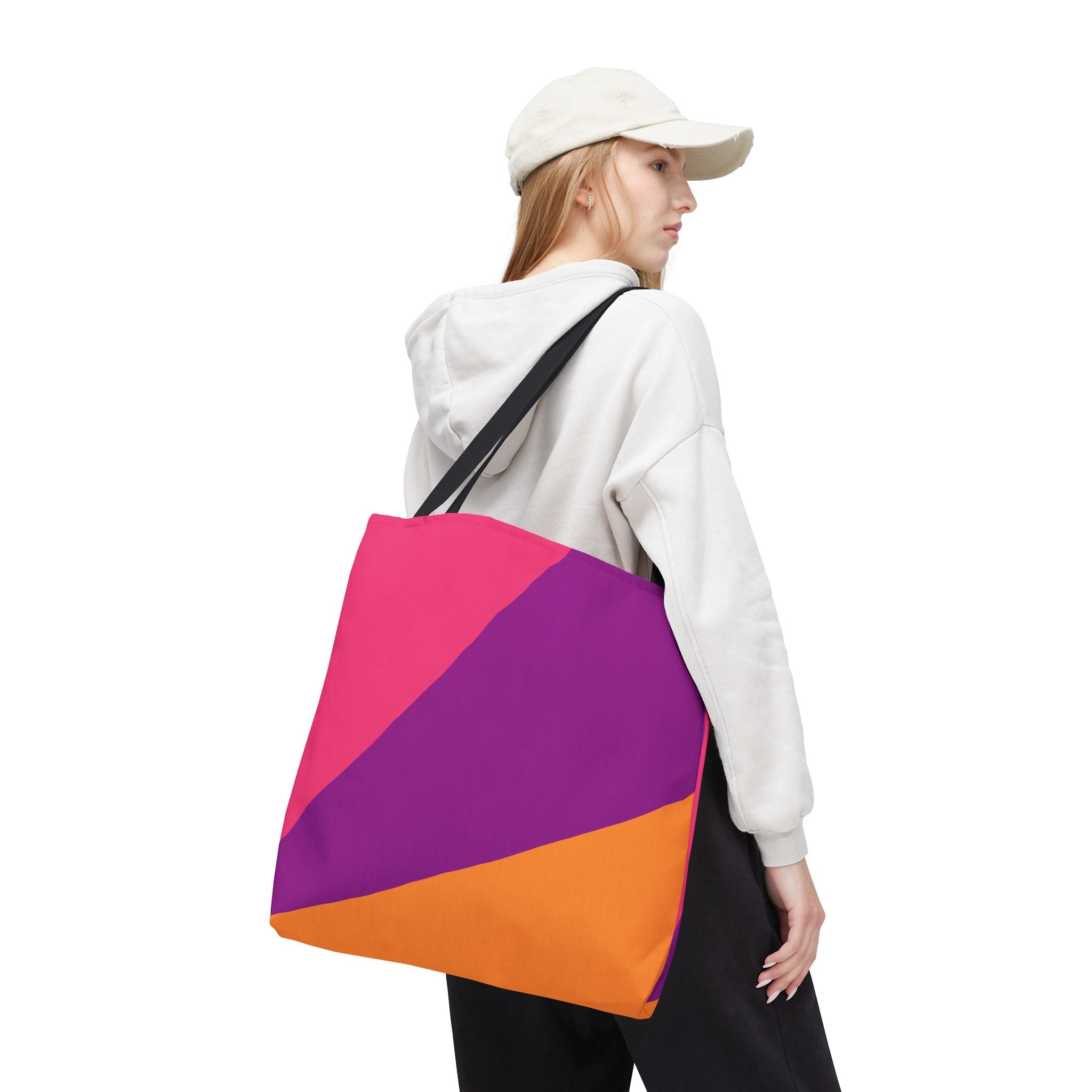 Colorblock Tote Bag