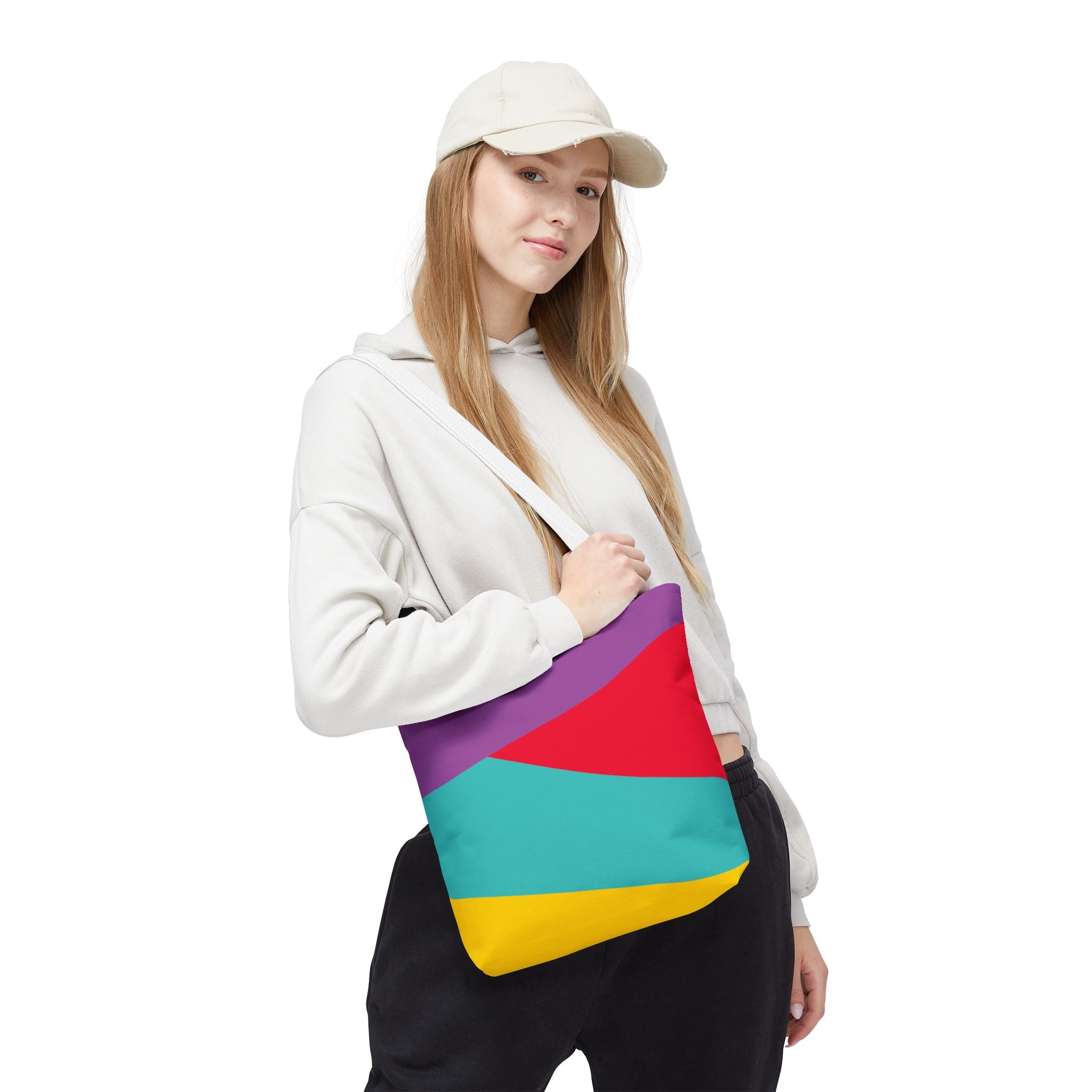 Colorblock Tote Bag