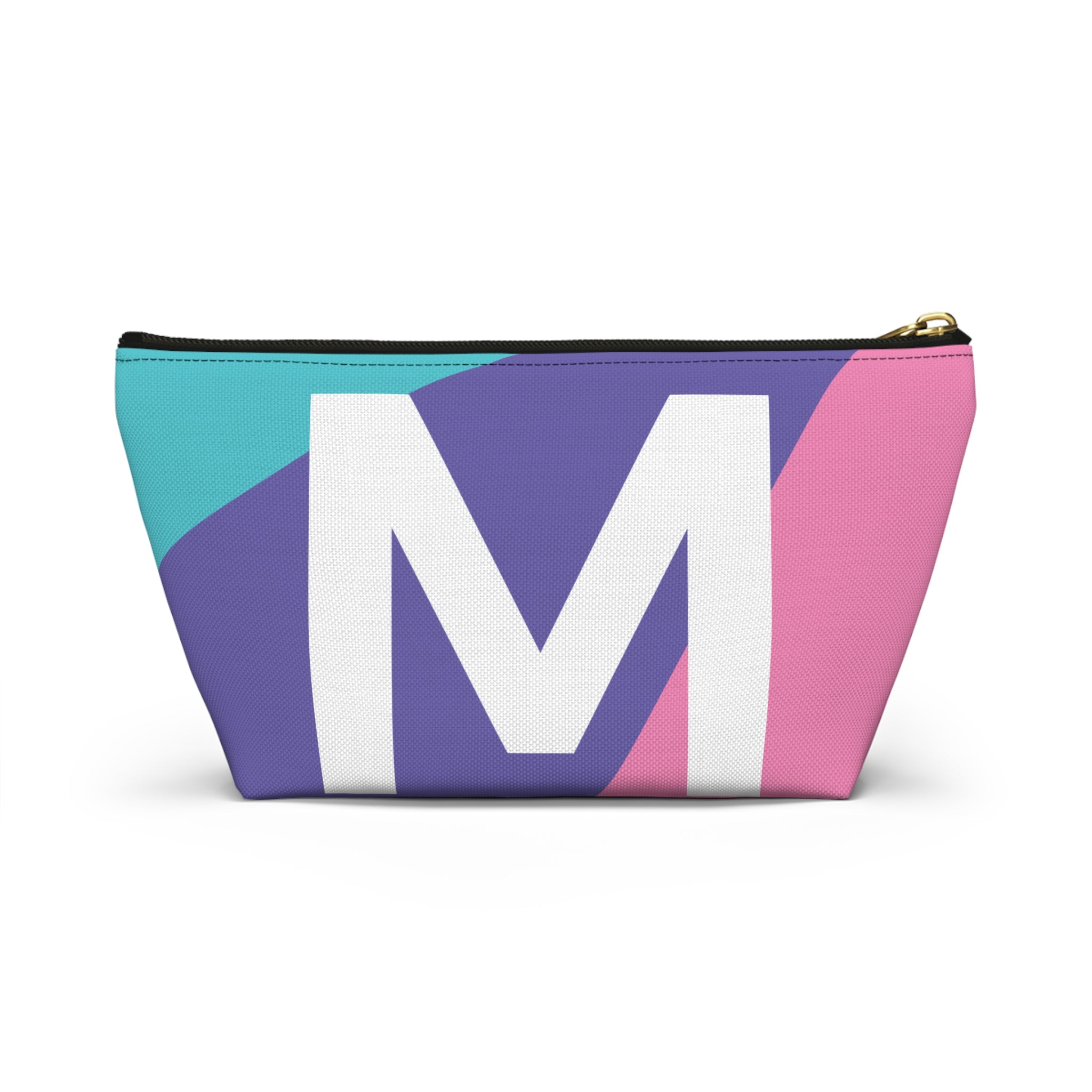 Colorblock Accessory Pouch — Monogram M T-Bottom Cosmetic Bag