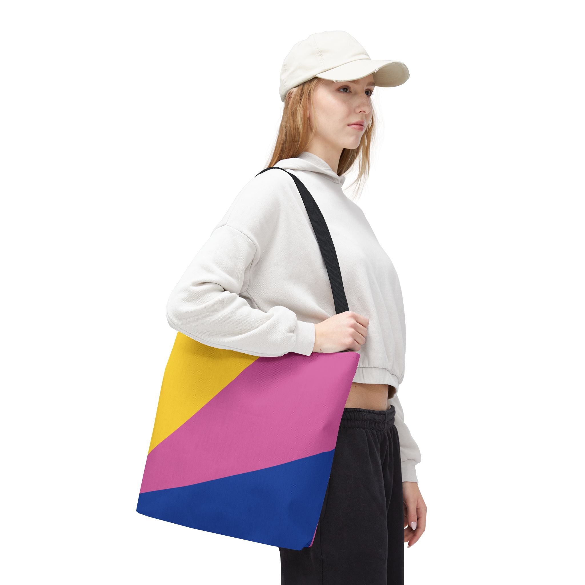 Colorblock Tote Bag
