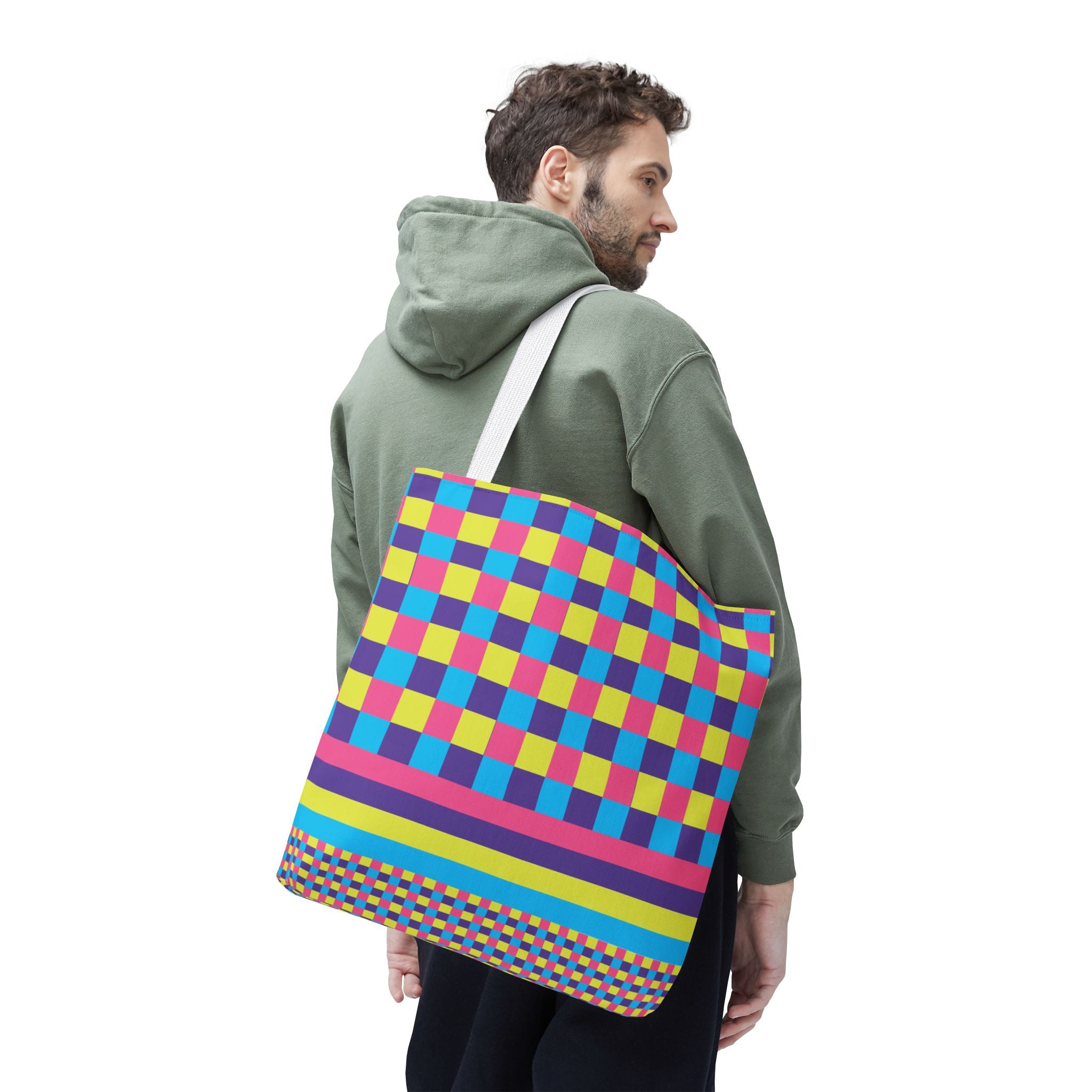 Colorblock Tote Bag