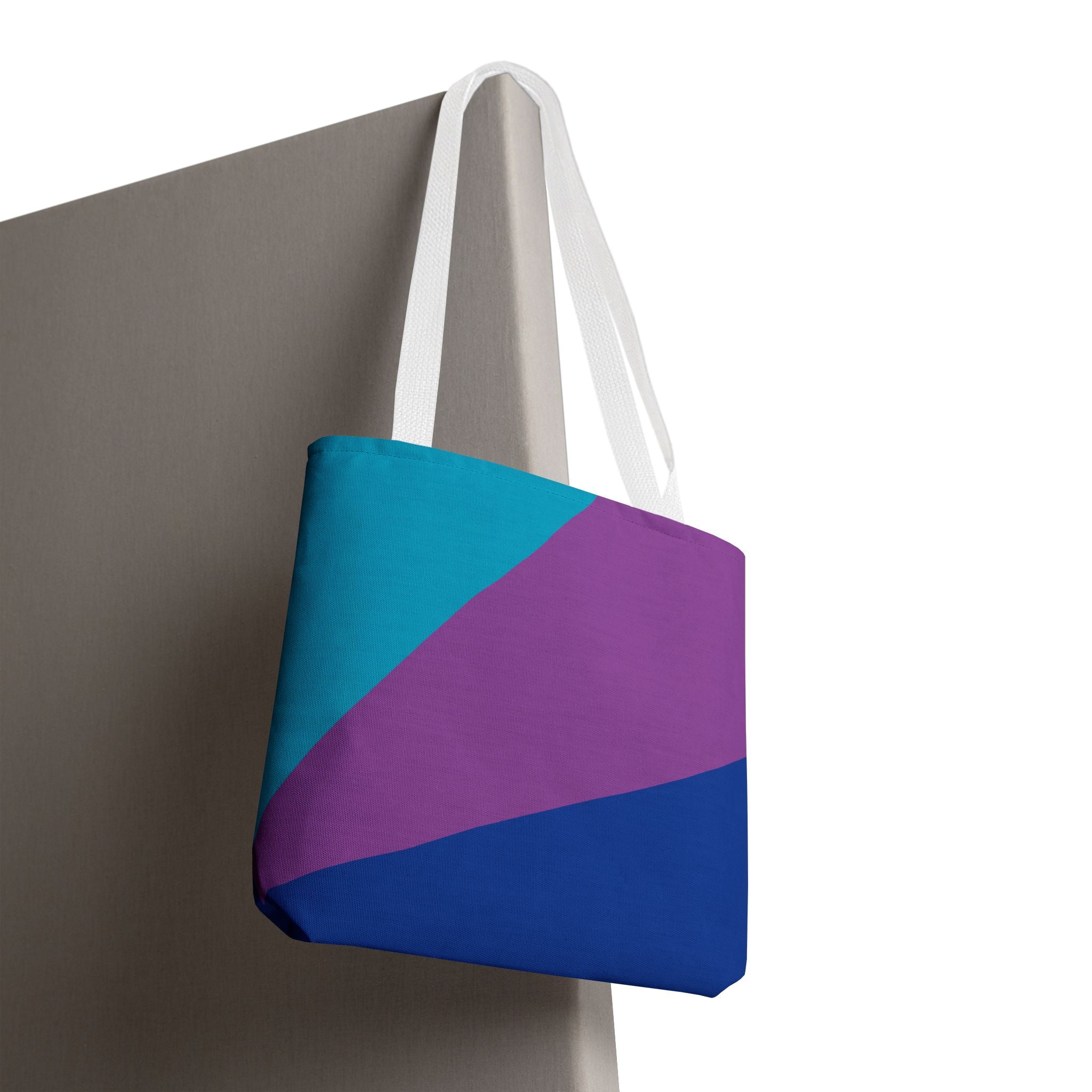 Colorblock Tote Bag