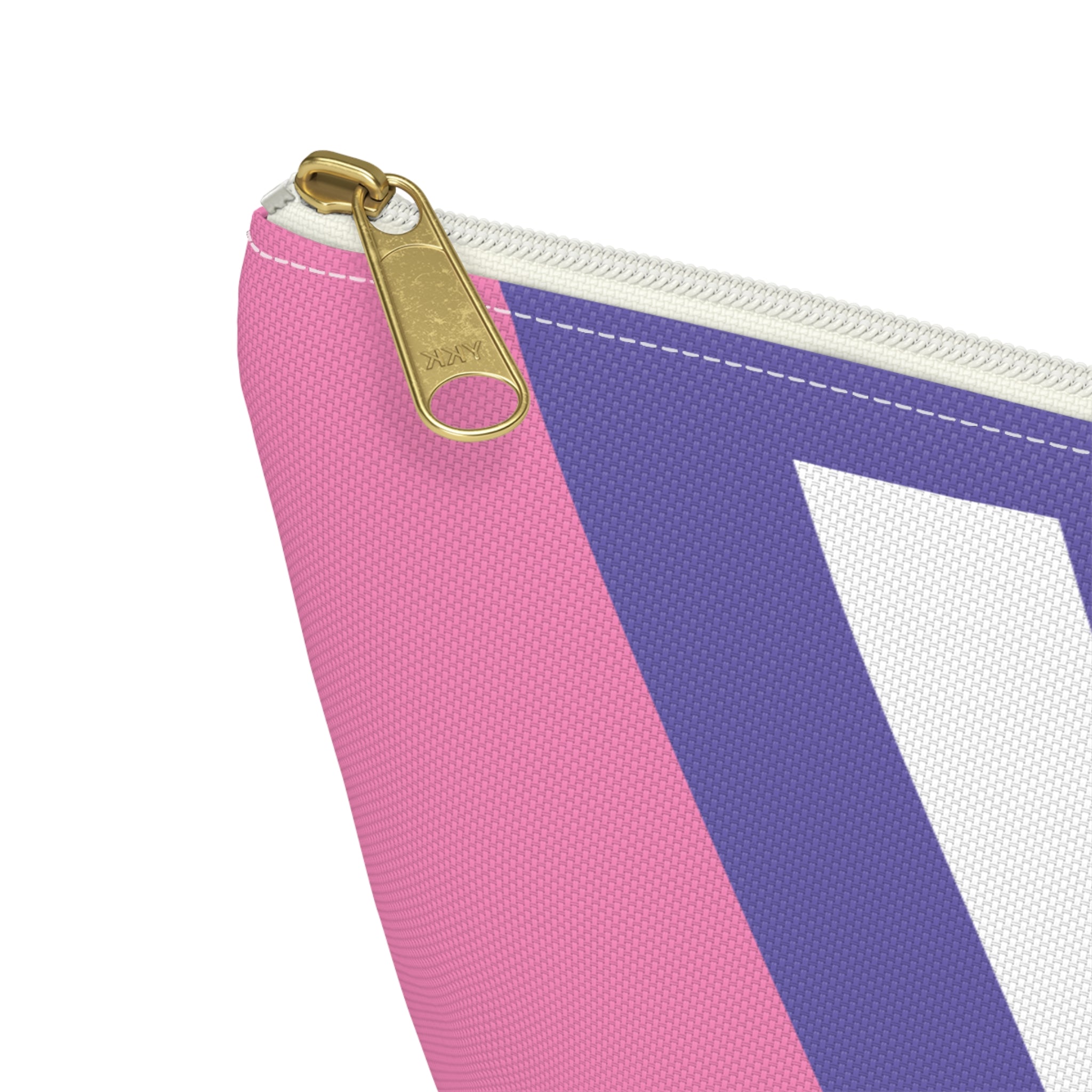 Colorblock Accessory Pouch — Monogram Y T-Bottom Cosmetic Bag