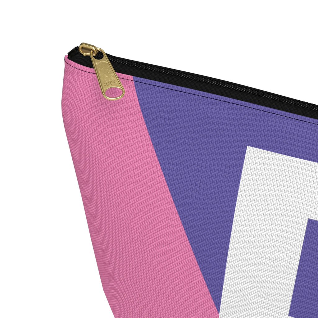 Colorblock Accessory Pouch — Monogram P T-Bottom Cosmetic Bag
