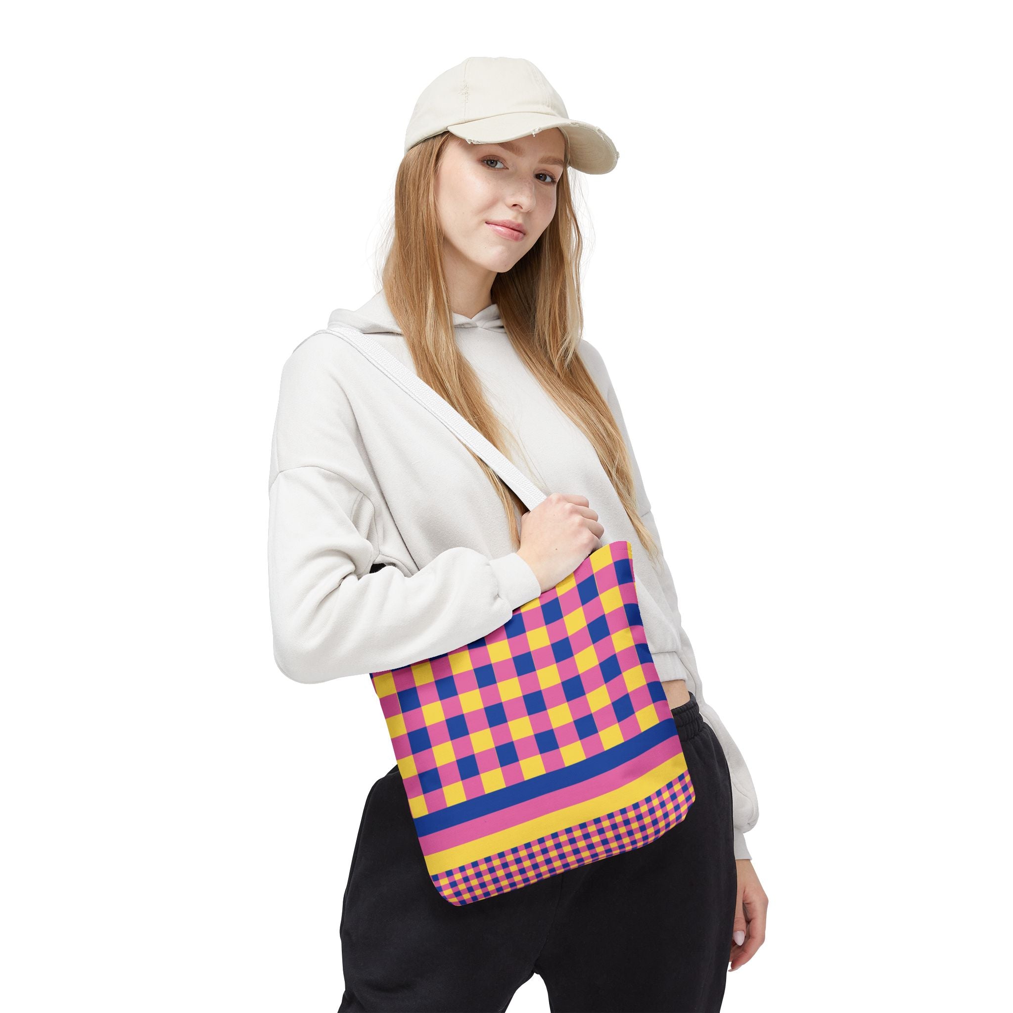 Colorblock Tote Bag