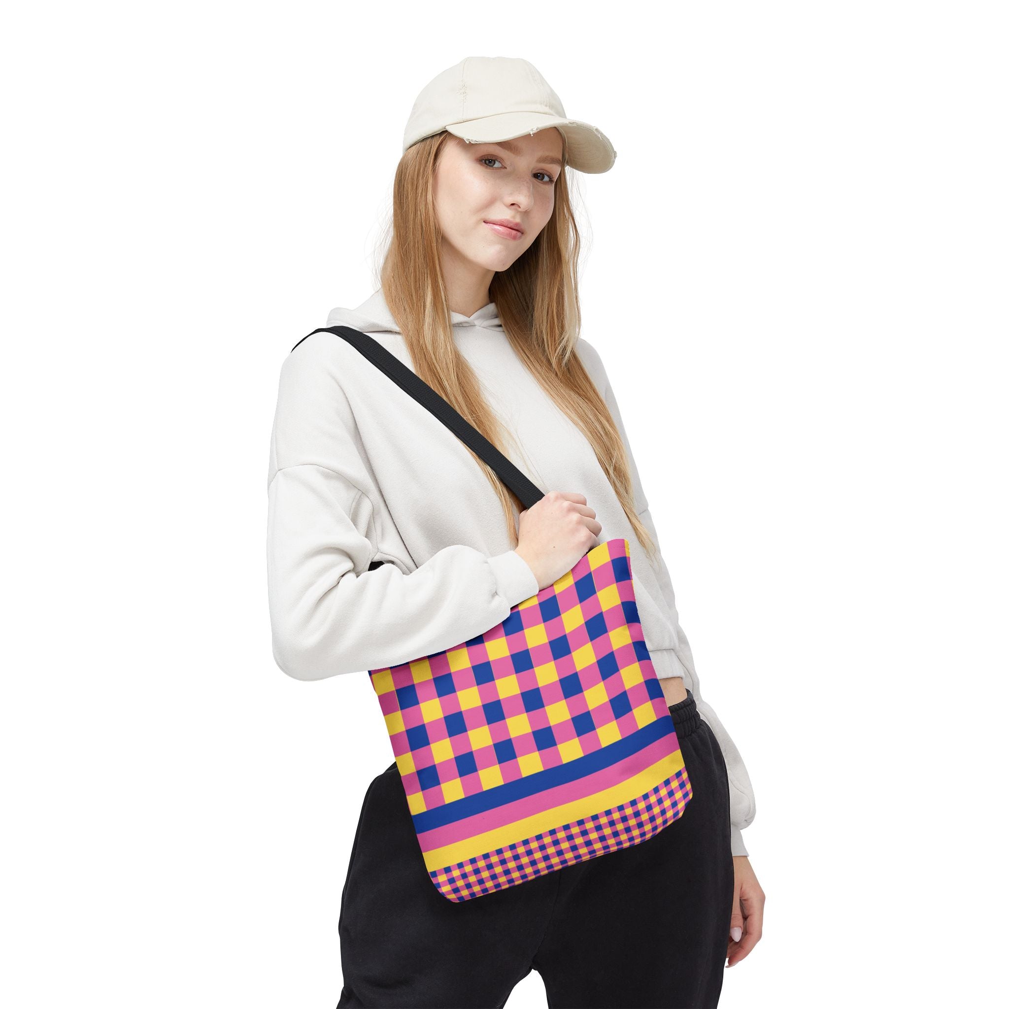 Colorblock Tote Bag